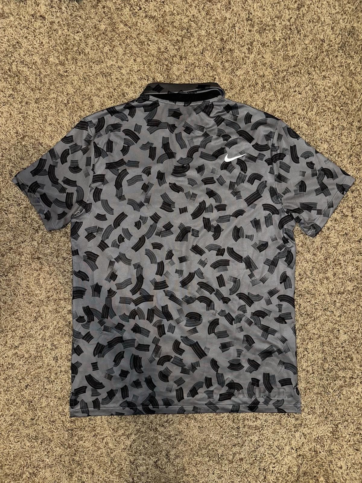 Nike Nike Men’s DriFit Tour Micro Print Brush Short Sleeve Golf Shirt Polo Sample Size US M / EU 48-50 / 2 - 3 Thumbnail