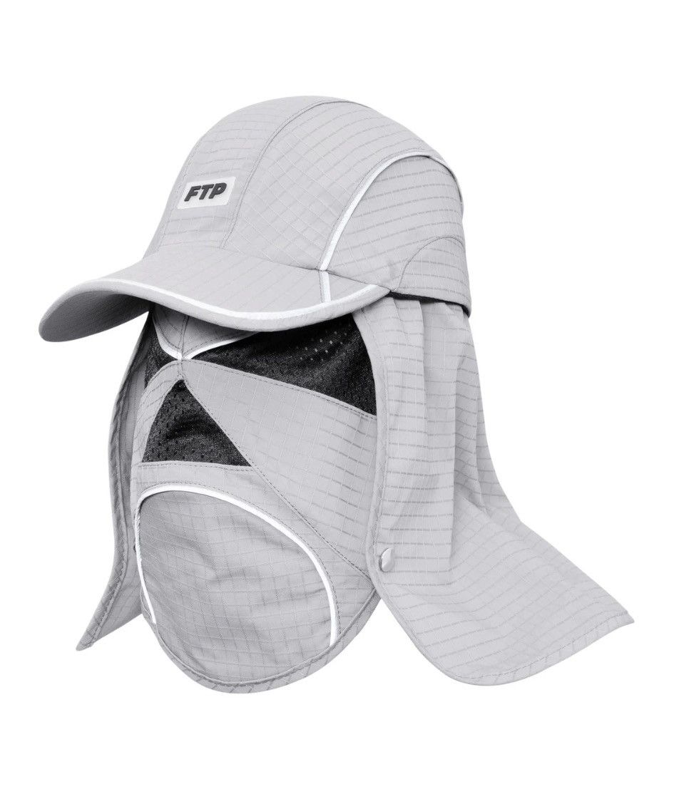 Fuck The Population FTP Piping Facemask Runner Hat Grey Size ONE SIZE - 4 Thumbnail