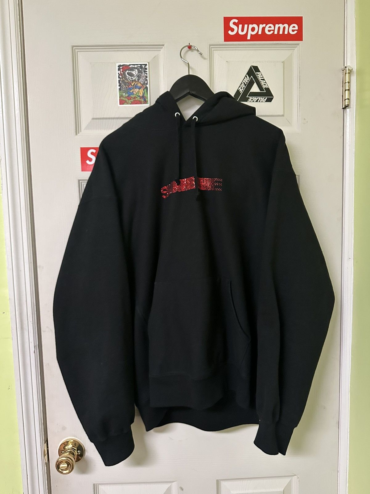 Swarovski Hoodie Supreme Swarovski Box Logo Stockx Supreme Supreme