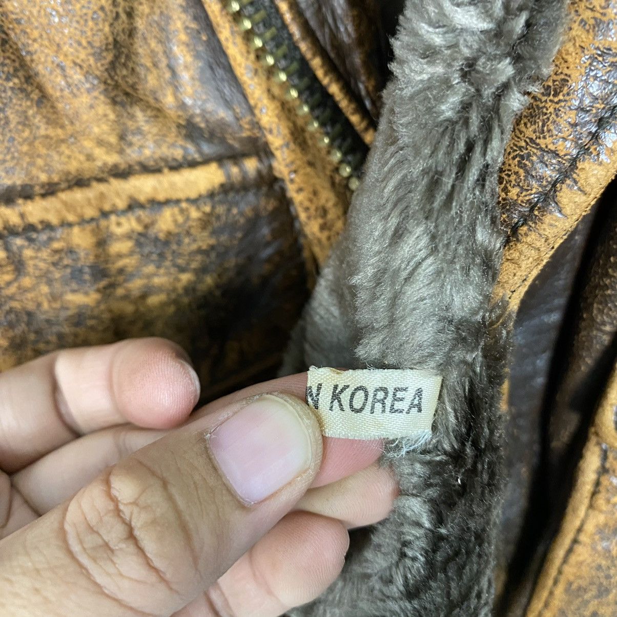Vintage 🔥VINTAGE FLY LEATHER JACKET BLANKET AERO LEATHER Size US M / EU 48-50 / 2 - 22 Thumbnail