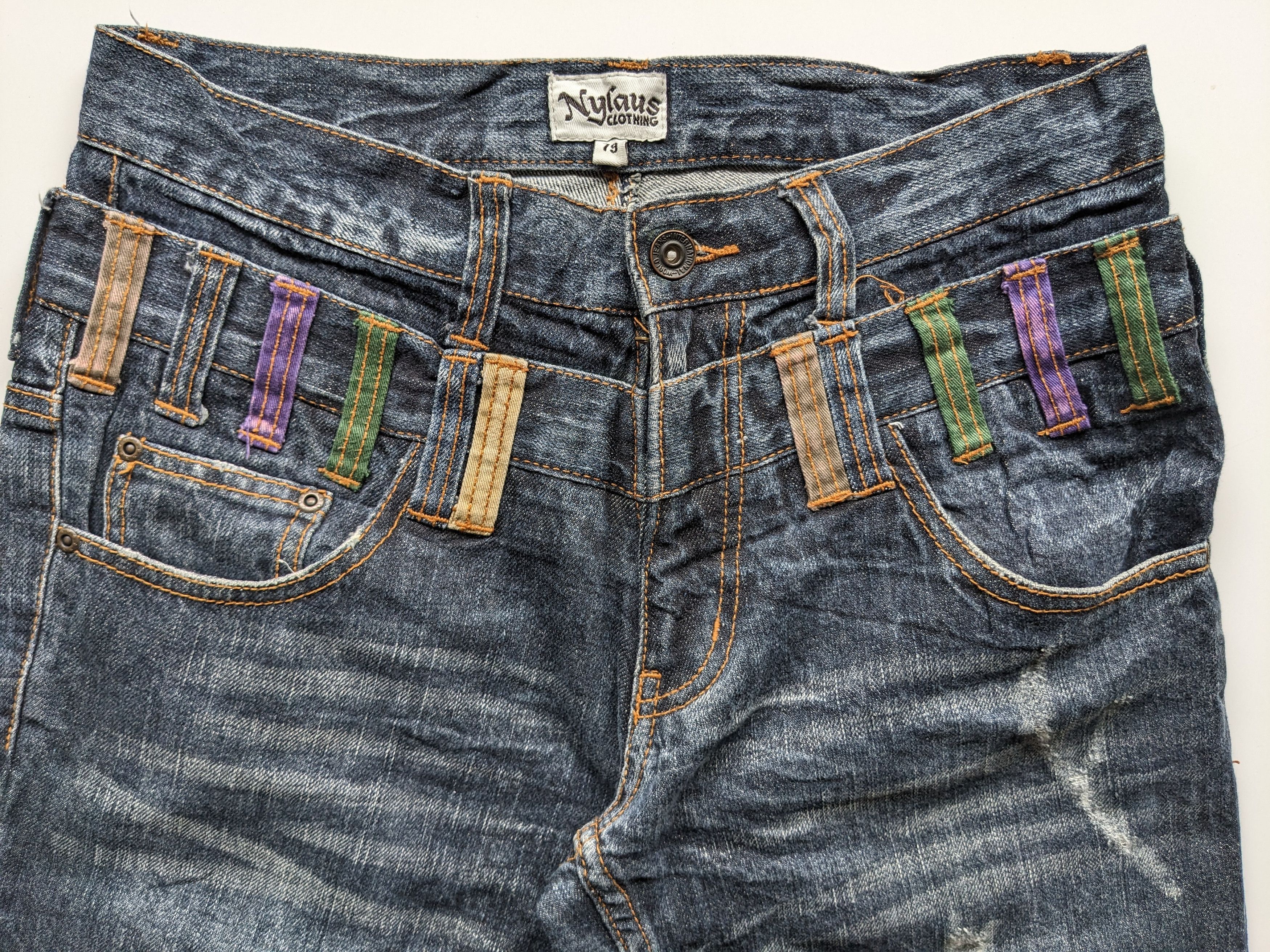 If Six Was Nine × Japanese Brand × Le Grande Bleu (L.G.B.) Nylaus double waist clawmark Size US 30 / EU 46 - 4 Thumbnail