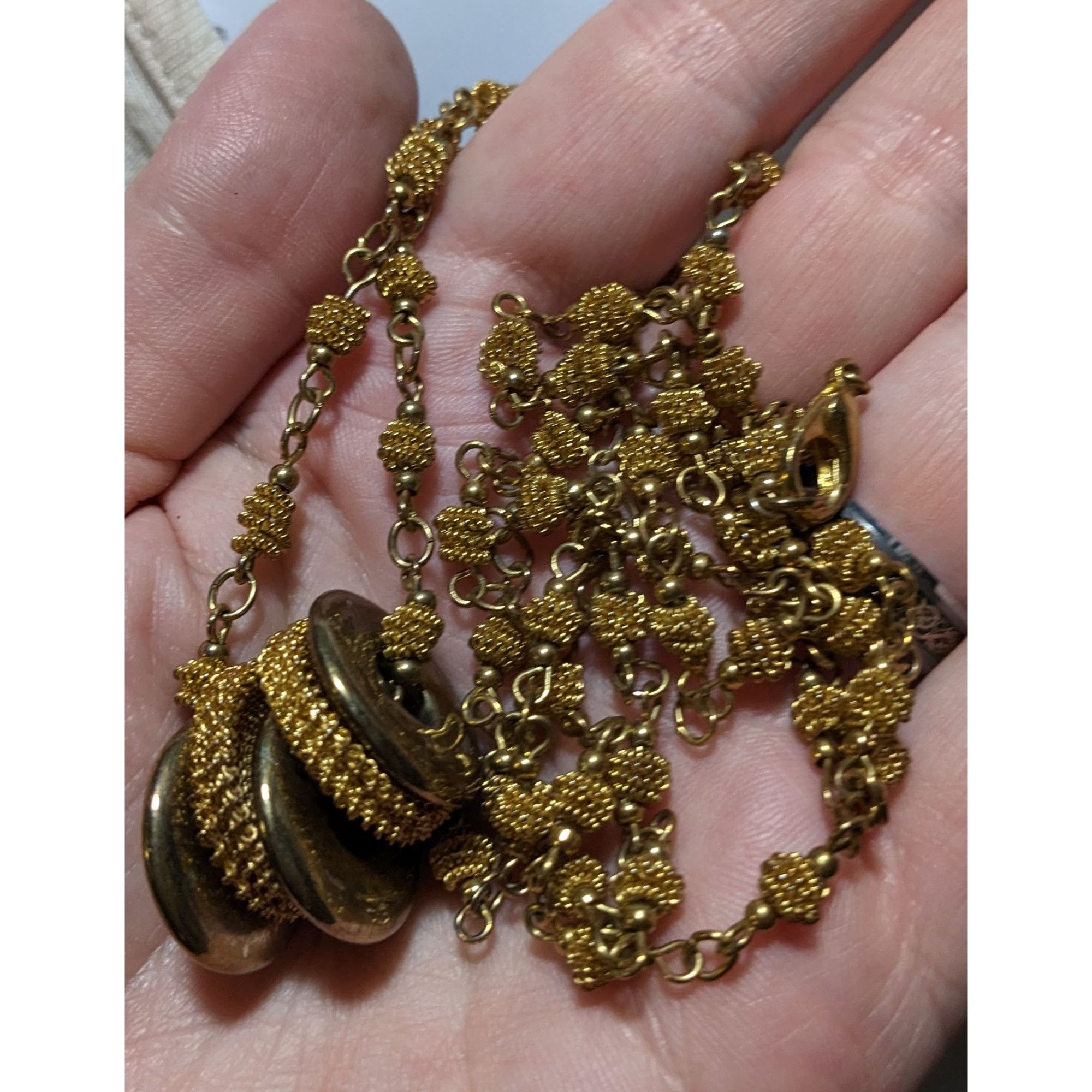 Other Bright Abstract Beaded Gold And Silver Necklace Size ONE SIZE - 9 Thumbnail