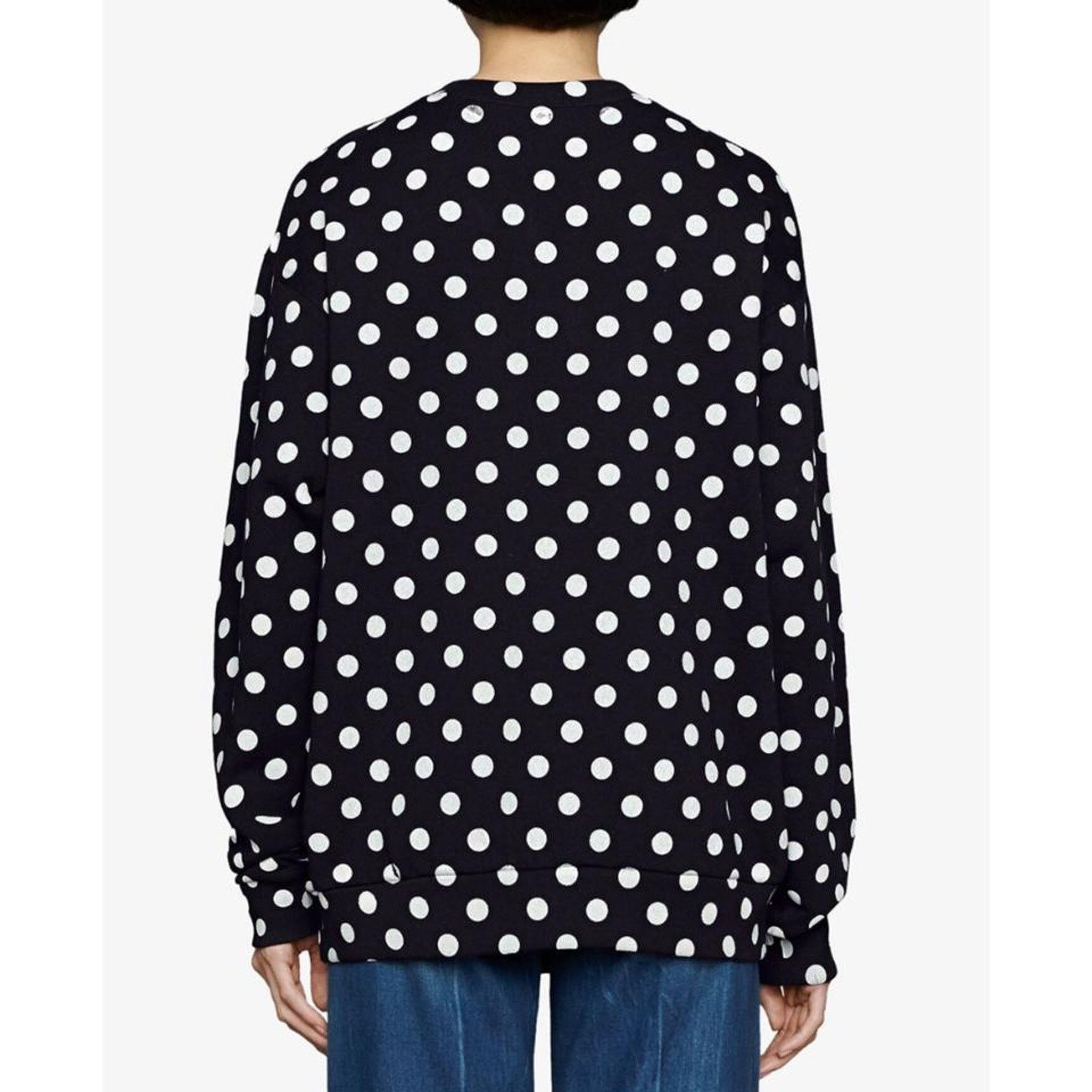 Gucci GUCCI logo printed polka dot sweatshirt Size M / US 6-8 / IT 42-44 - 3 Thumbnail