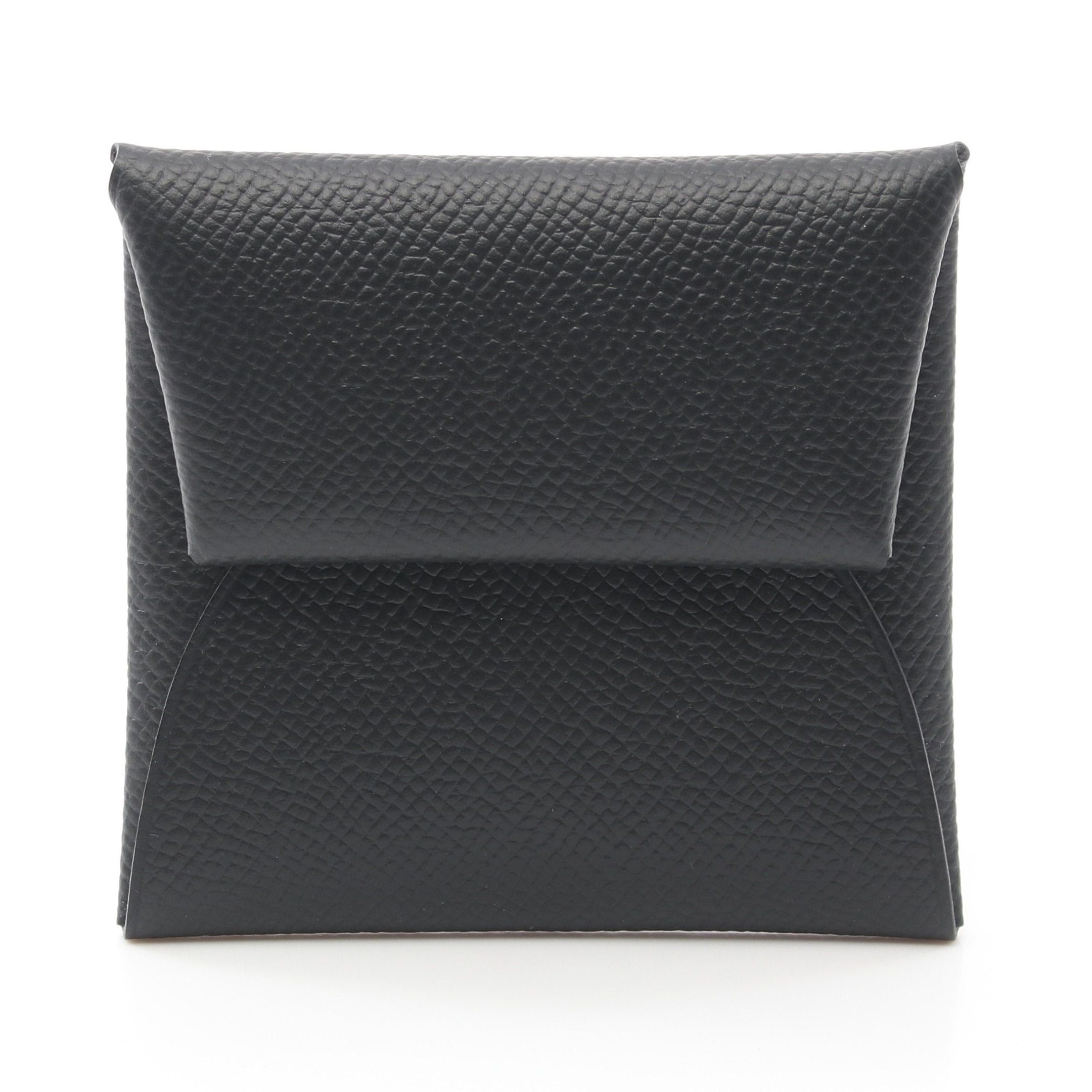 Hermes Hermes Bastia Coin Purse Veau Epsom Black Silver Hardware U Stamp Size ONE SIZE - 1 Thumbnail