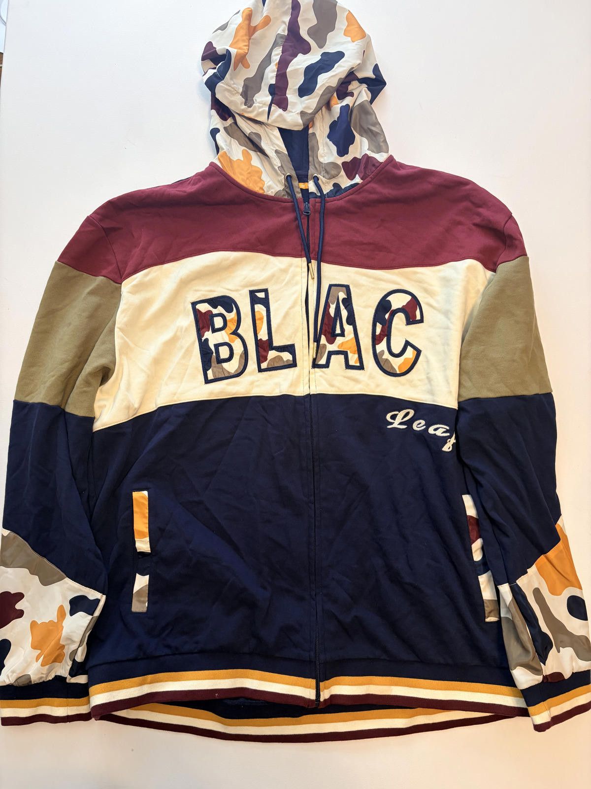 Other Blac Leaf Multi-color Camo Patchwork Hoodie (Size 3XL) Size US XXL / EU 58 / 5 - 1 Thumbnail