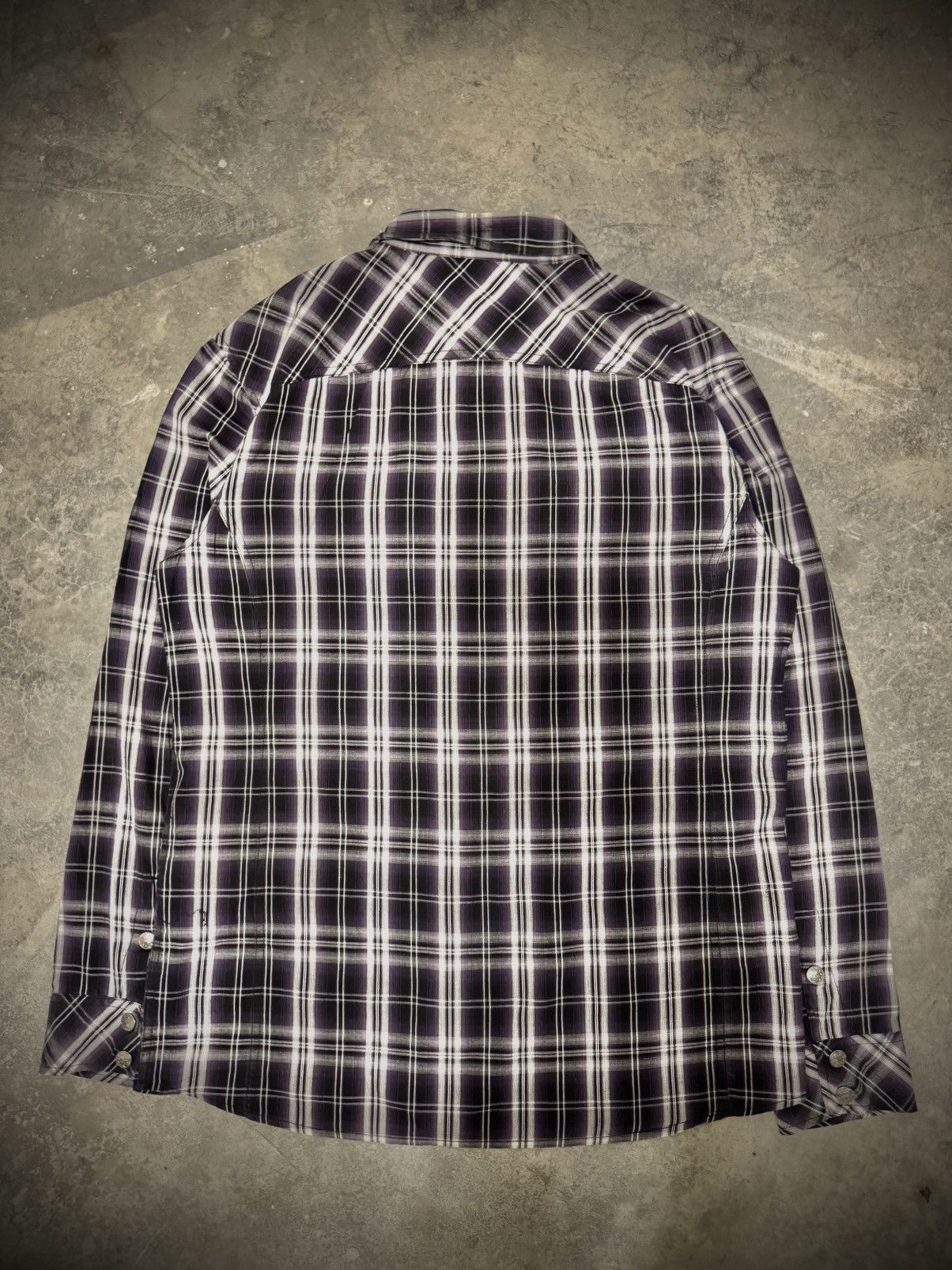 Japanese Brand Rare Roushatte Punk Plaid Flannel Size US L / EU 52-54 / 3 - 5 Thumbnail
