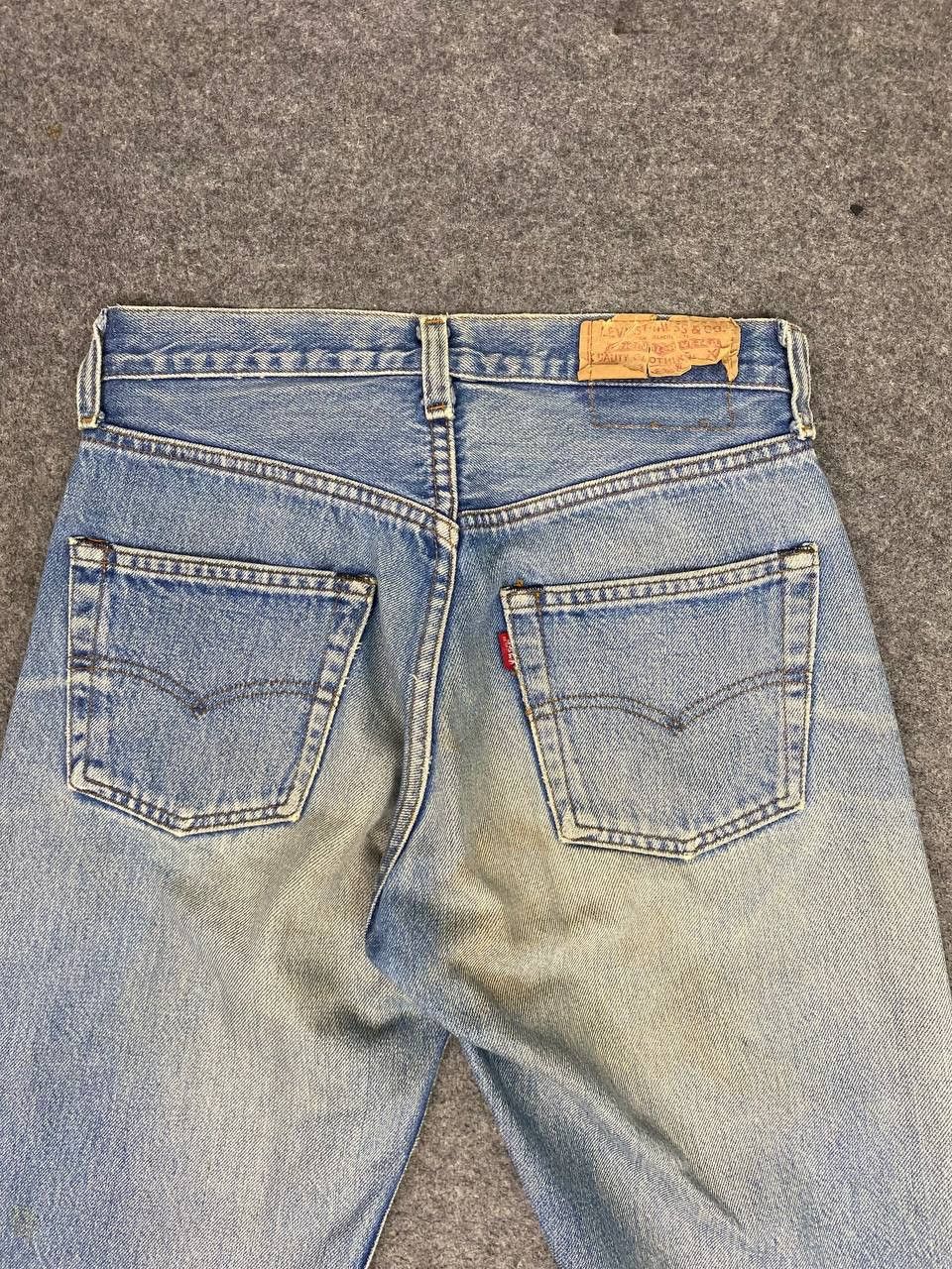 Levi's vintage levis 501 selvedge distressed denim nice design Size US 28 / EU 44 - 3 Thumbnail
