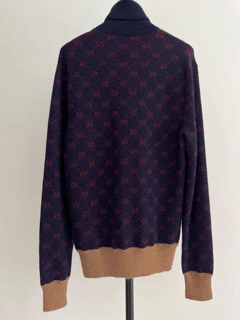 Gucci Gucci Old flower full-print turtleneck sweater knitwear 250 Size US XS / EU 42 / 0 - 5 Thumbnail