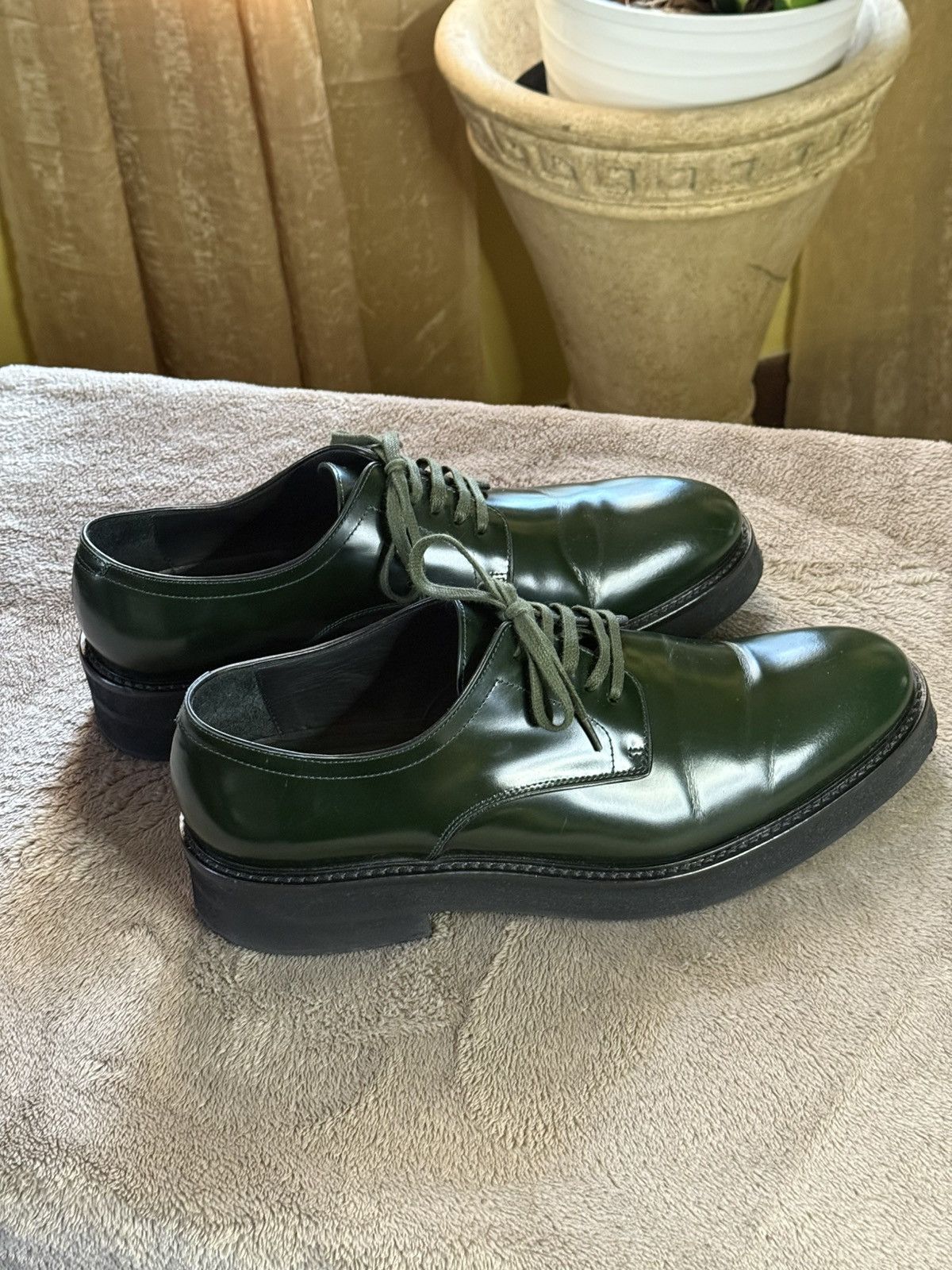 Dsquared2 Dsquared2 Bottle Green Derby Shoes 43 Size US 10 / EU 43 - 6 Thumbnail