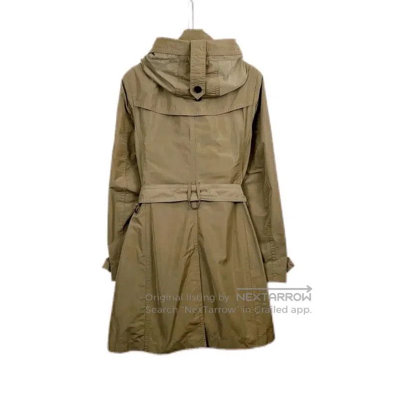 Burberry Burberry Khaki Cotton Mid-Length Trench Coat. Size S / US 4 / IT 40 - 2 Thumbnail