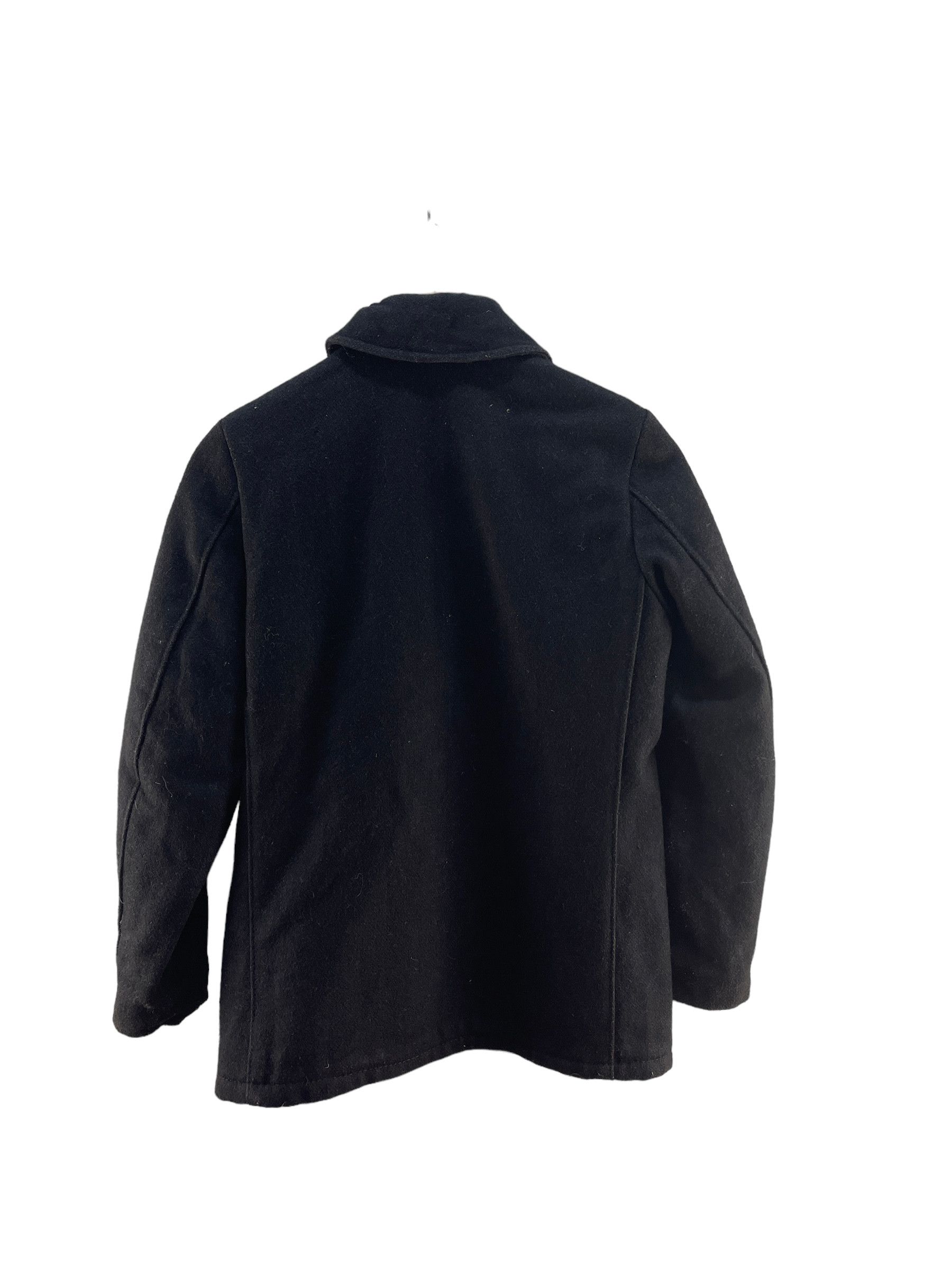 Schott Vintage Schott Wool Pea Coat Jacket Size XS / US 0-2 / IT 36-38 - 2 Thumbnail