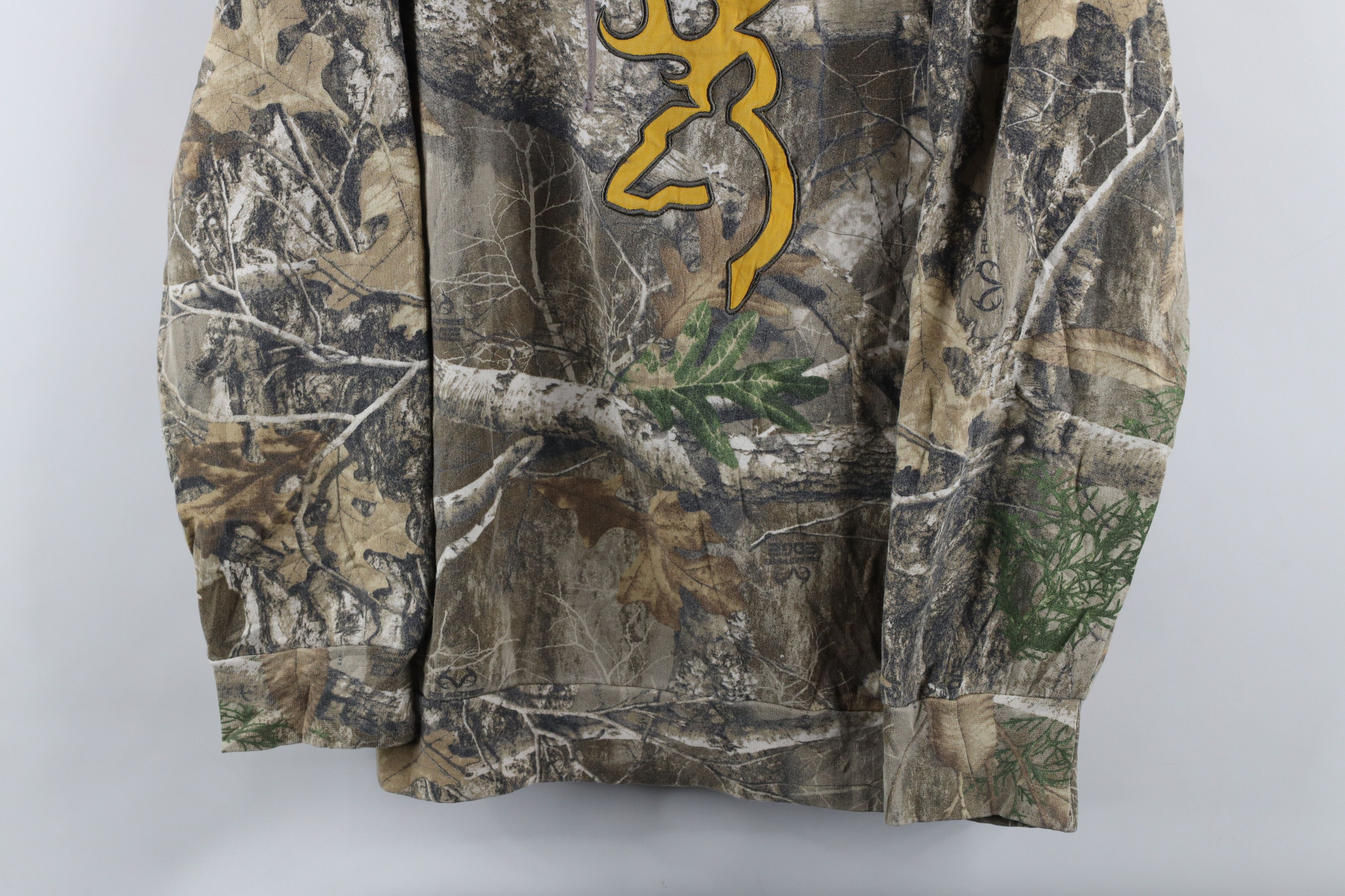 Vintage Vintage Streetwear Realtree Camouflage Hoodie Sweatshirt Size US L / EU 52-54 / 3 - 3 Thumbnail