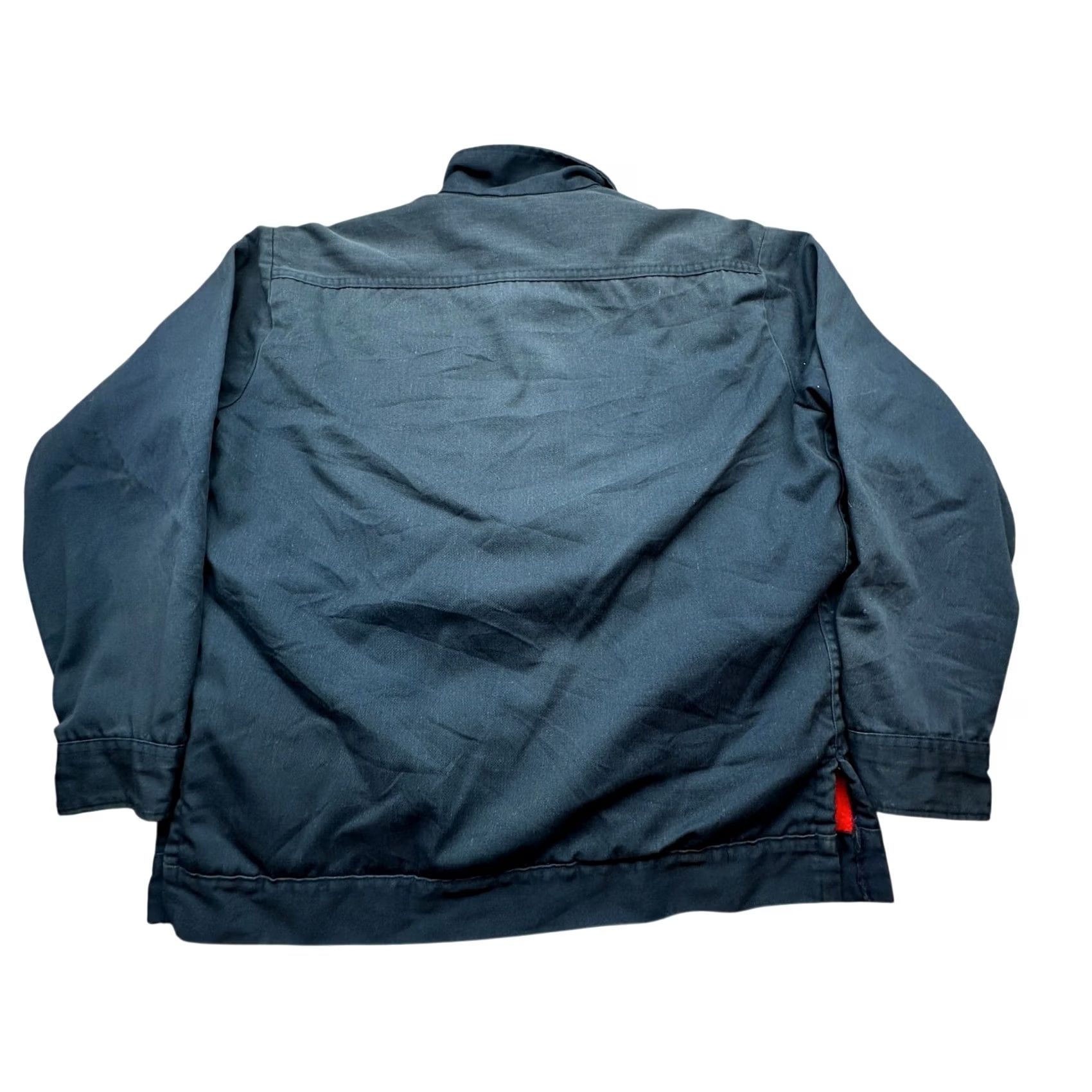 Dickies VINTAGE Dickies Eisenhower Mechanics Fleece Lined Work Jacket Mens 46 XL Blue Full Zip Streetwear 80s Mens Size US S / EU 44-46 / 1 - 2 Thumbnail