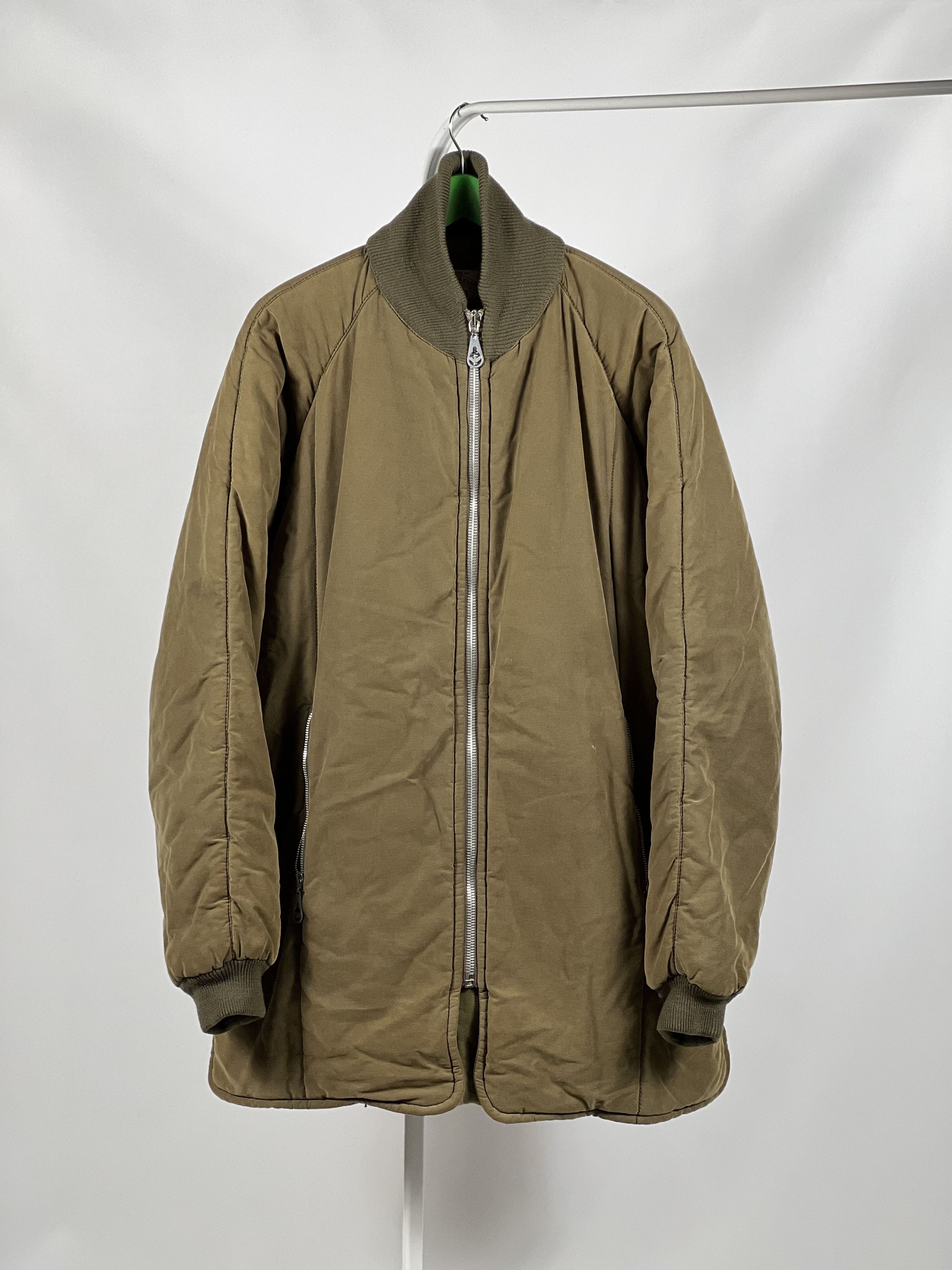 image of 1990X Clothing x Giorgio Armani Vintage Giorgio Armani Jean’S Military Bomber Jacket in Miltary Gre