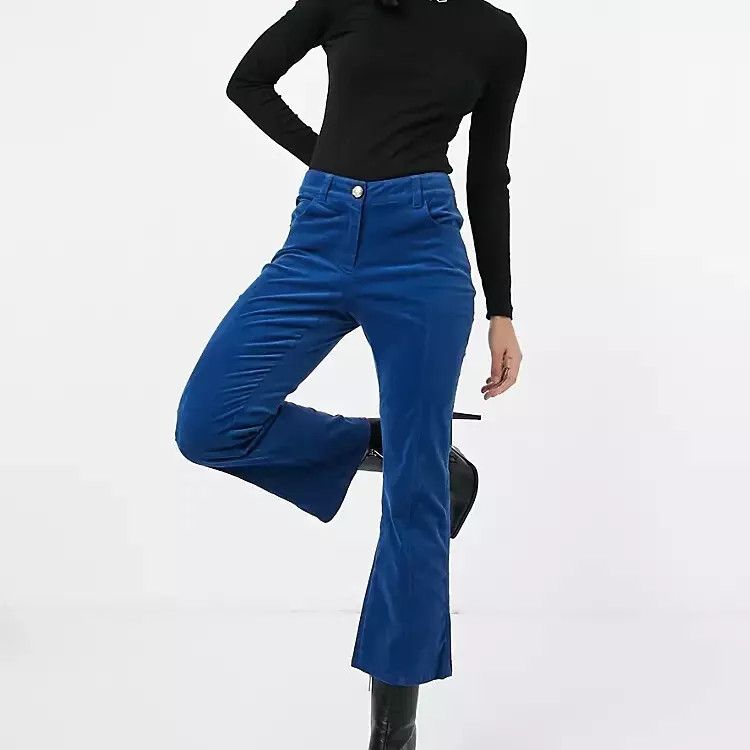 Derek Lam 10 Crosby Derek Lam 10 Crosby cropped flare jeans in blue Size 2 Size 30" / US 8 / IT 44 - 3 Thumbnail