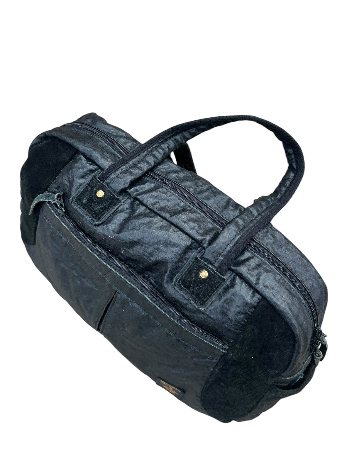 Leather Vintage Masterpiece Japan Suede Leather Wax Nylon Boston Bag Size ONE SIZE - 19 Thumbnail