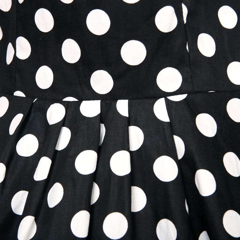 Other Polka Dots Vintage Style Plus Size Backless Women Dress Size L / US 10 / IT 46 - 7 Thumbnail