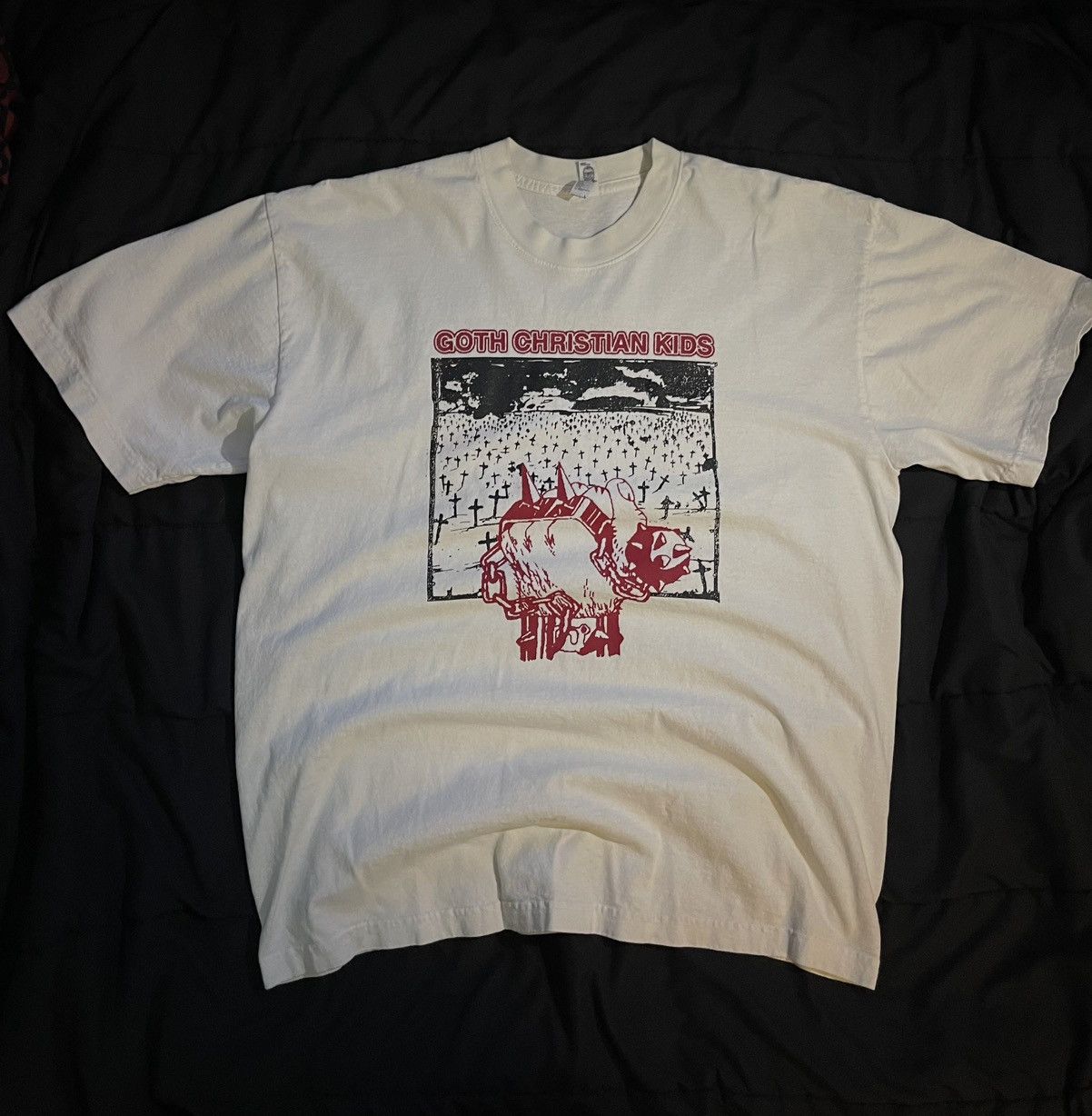 Other × Vintage Goth Christian Kids Tee Shirt Size US L / EU 52-54 / 3 - 1 Thumbnail