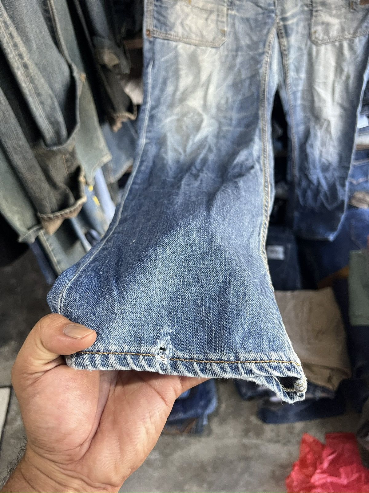 Avirex 🔥Rare Avirex Distressed Denim Size US 35 - 9 Thumbnail