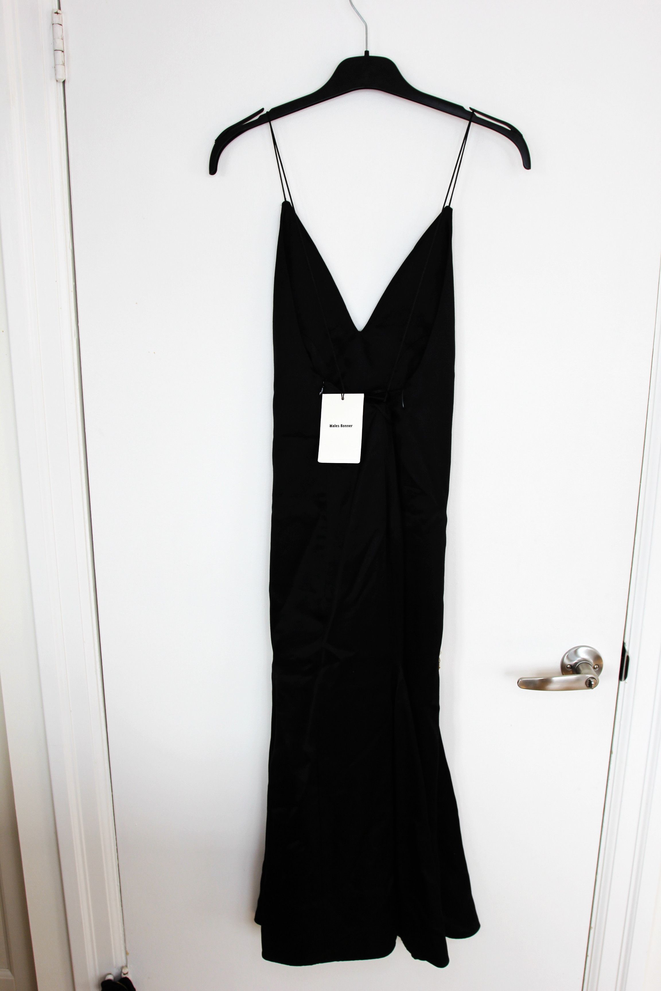 Wales Bonner BNWT AW23 WALES BONNER JOSEPHINE HEAVY SATIN DRESS 40 Size S / US 4 / IT 40 - 3 Thumbnail