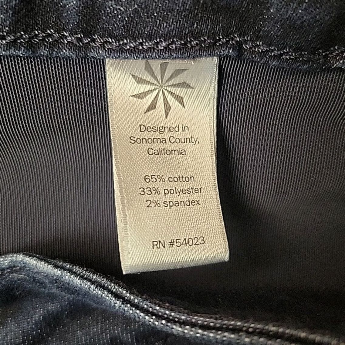 Athleta Athleta Jeans Womens 14 Blue Sculptek Dark Wash Denim Straight Stretch Classic Size 36" / US 14 / IT 50 - 5 Thumbnail