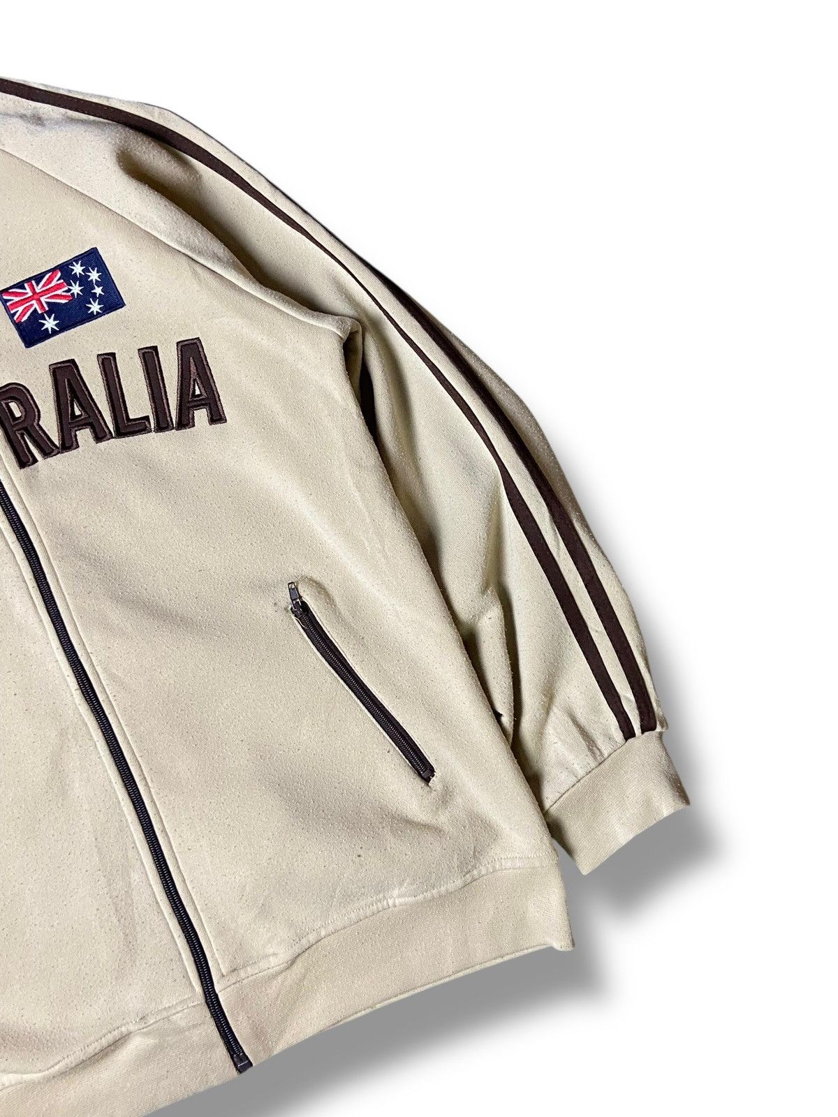 Japanese Brand × Vintage AUSTRALIA Embroidered Zipper Jacket (129) Size US L / EU 52-54 / 3 - 4 Thumbnail
