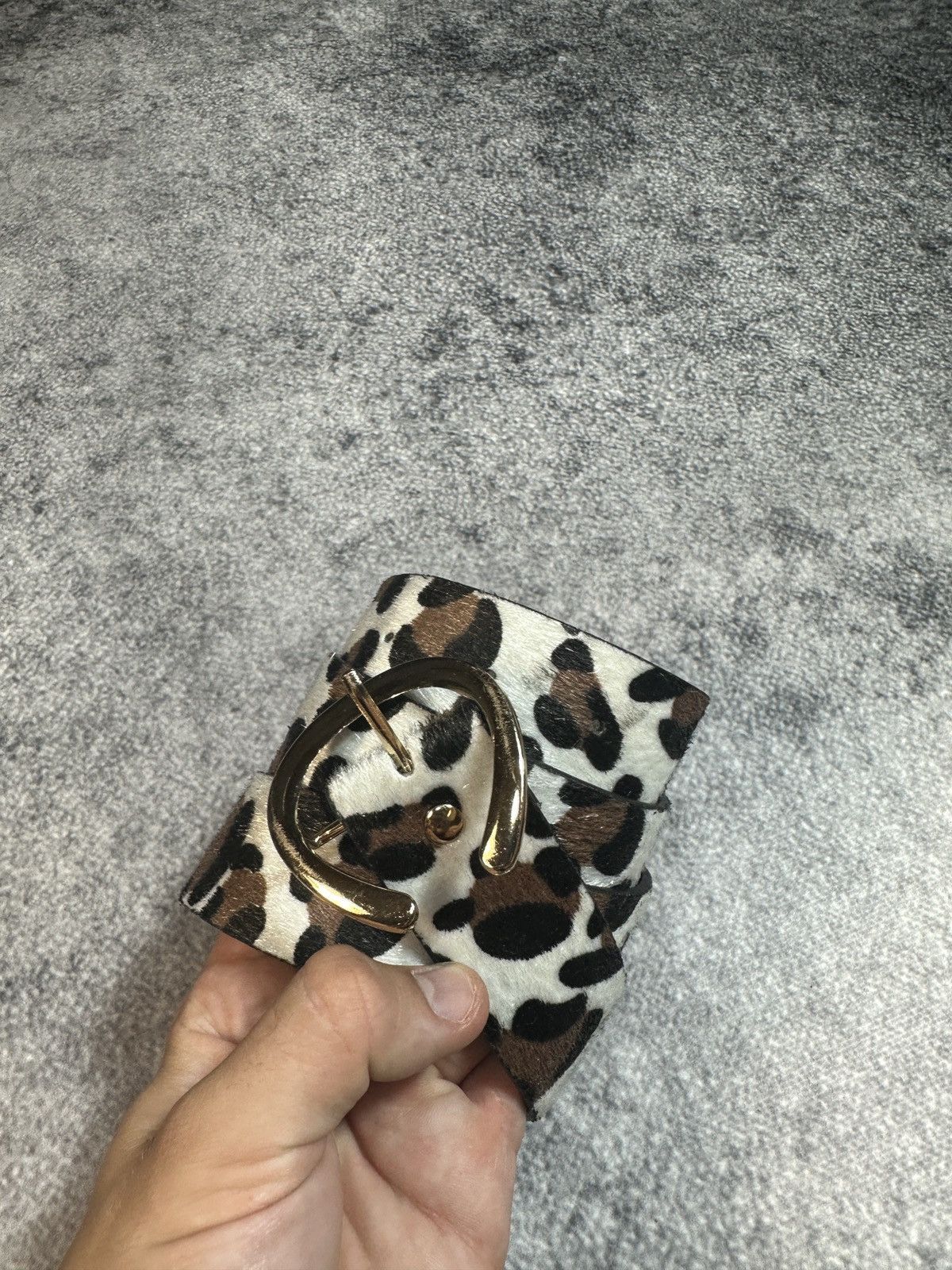 Other Y2K Leopard Belts Rare Streetwear Avant Garde Style USA VTg Size ONE SIZE - 1 Thumbnail