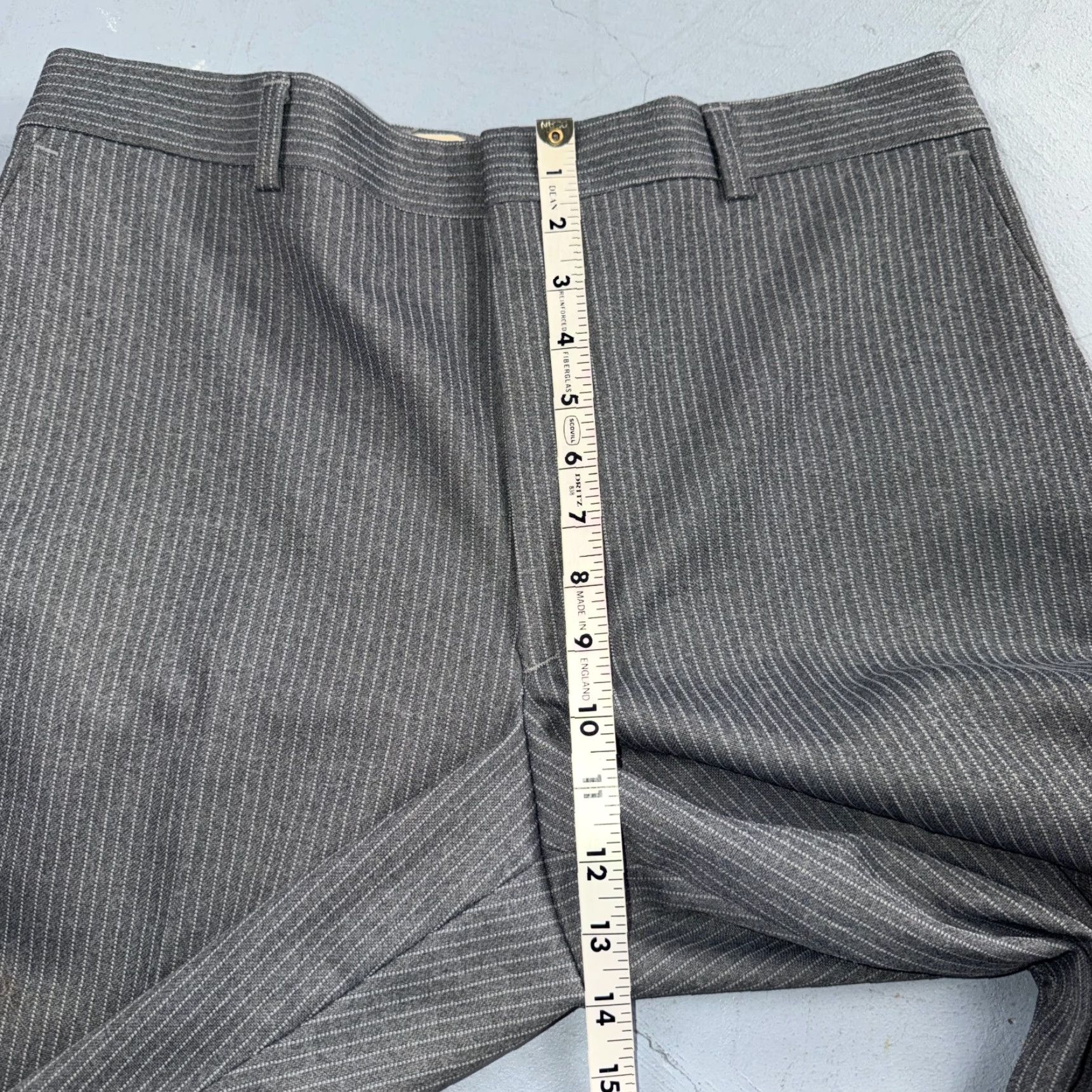 Vintage VINTAGE 1960s-1970s Barelay 3-Piece Suit Jacket Coat Pants Wool Gray Rockabilly Mens 40 Regular Size US Made Size 40R - 7 Thumbnail