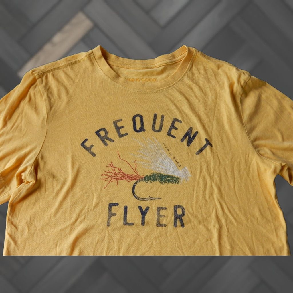 Life is Good Life Is Good Men's T-Shirt Short Sleeve Size Small Yellow Cotton Casual Size US S / EU 44-46 / 1 - 1 Thumbnail