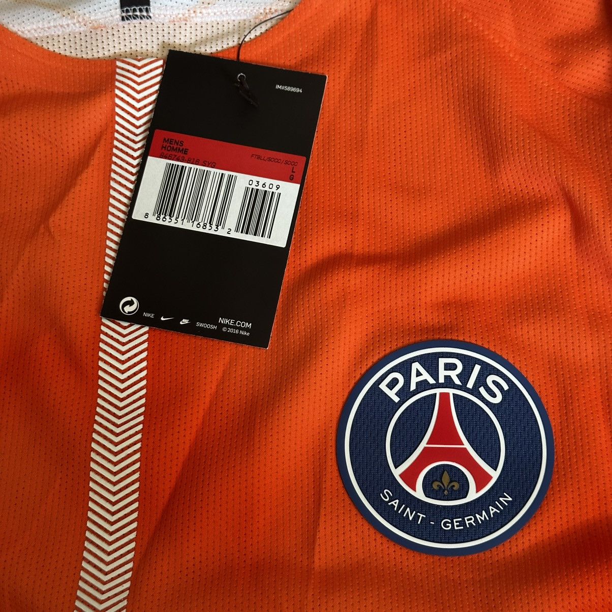 Nike PARIS SAINT-GERMAIN 2017-2018 GK NIKE LONGSLEEVE SHIRT Size US L / EU 52-54 / 3 - 5 Thumbnail