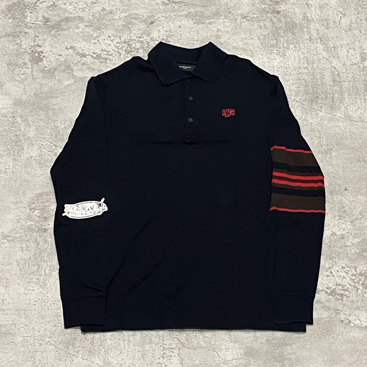 Givenchy Givenchy Long Sleeve Polo Size US S / EU 44-46 / 1 - 1 Thumbnail