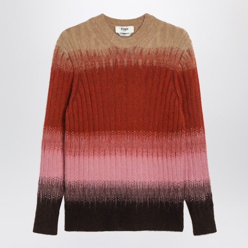 Fendi Fendi Multicoloured Mohair And Wool Sweater Size M / US 6-8 / IT 42-44 - 1 Thumbnail