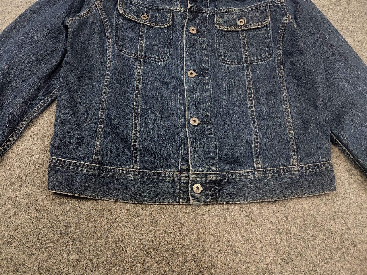 Diesel Vintage 90's Diesel Gregg Denim Button Jacket Y2K Style LGB Size US L / EU 52-54 / 3 - 4 Thumbnail
