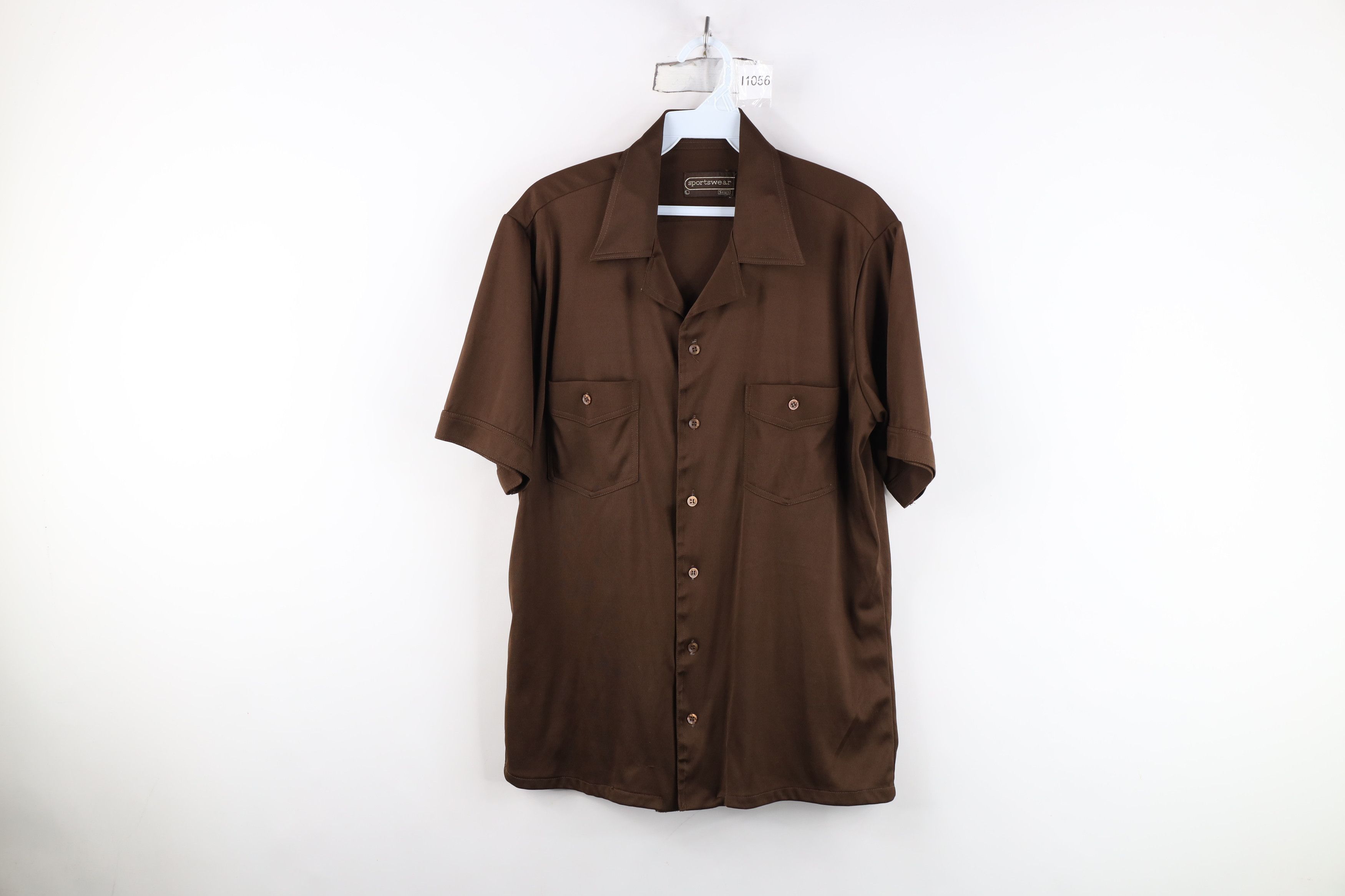 Vintage Vintage 70s Streetwear Short Sleeve Collared Button Shirt Size US L / EU 52-54 / 3 - 1 Thumbnail
