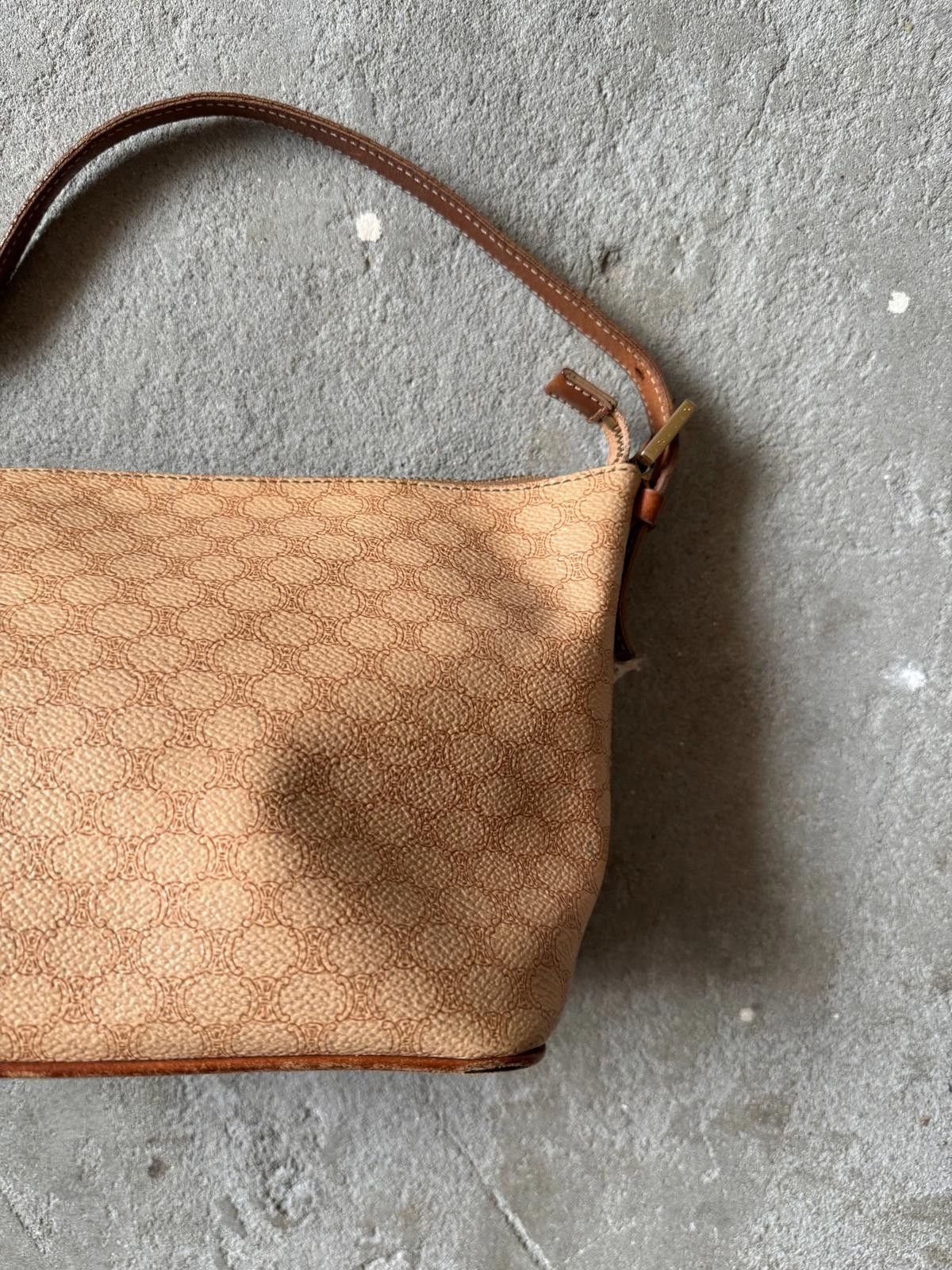 Celine Celine Macadam Shoulder Bag Beige Size ONE SIZE - 4 Thumbnail