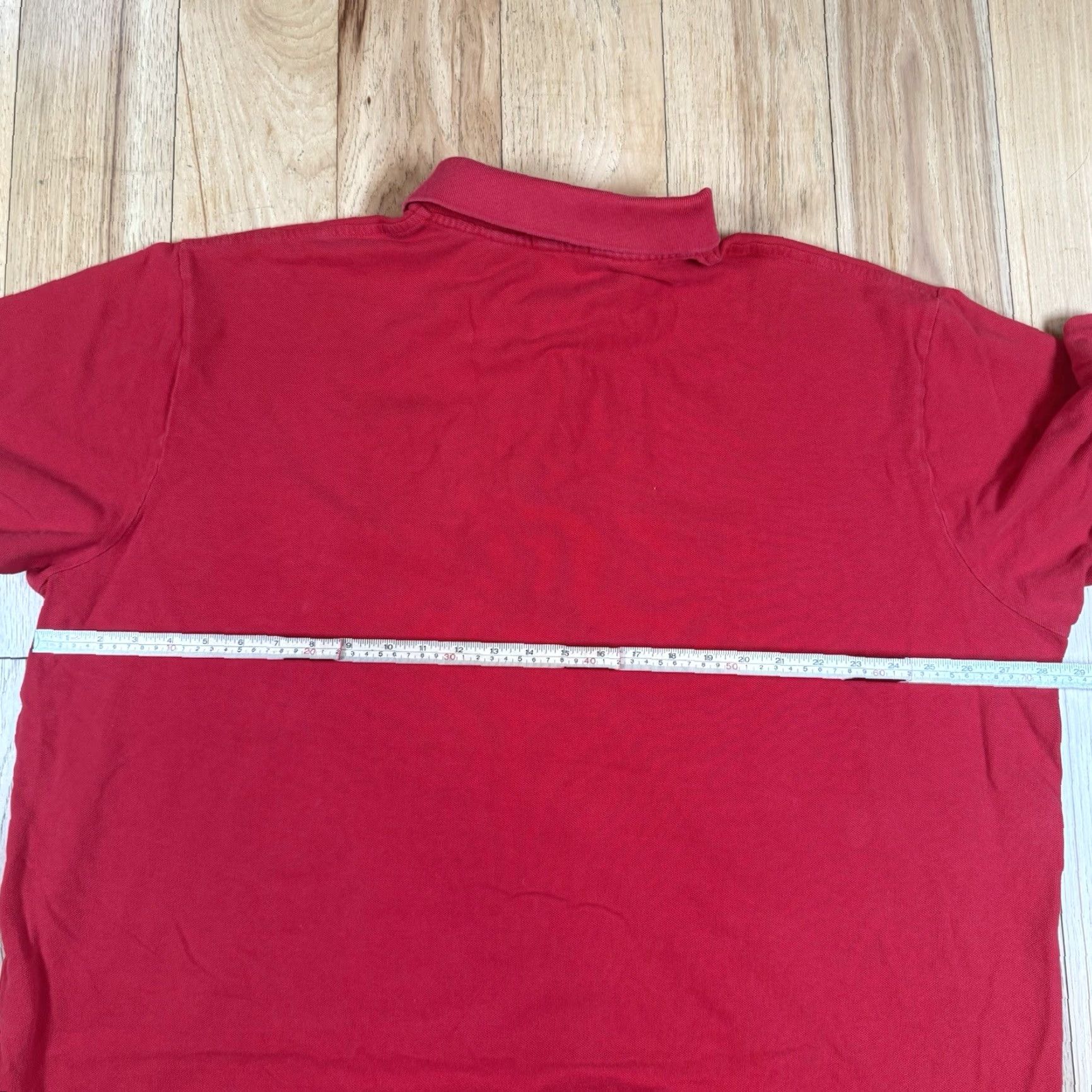 Ralph Lauren VINTAGE Polo Ralph Lauren Big Pony Shirt Mens 3XB Red Blue Short Sleeve Embroidered Preppy Casual Rugby 3XL Mens Size US XXL / EU 58 / 5 - 5 Thumbnail