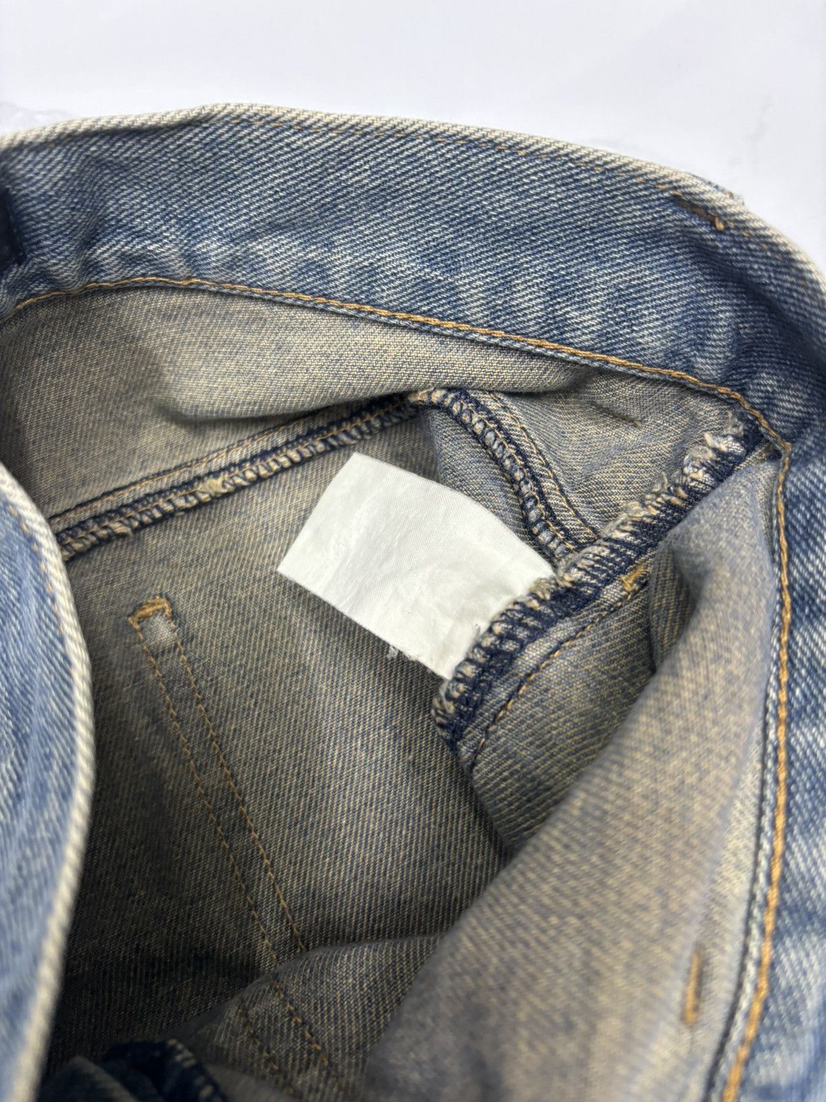 Hysteric Glamour × Japanese Brand SUPER FLARE JOUER AUX ECHECS FADED DISTRESS BUSH JEANS Size US 28 / EU 44 - 10 Thumbnail