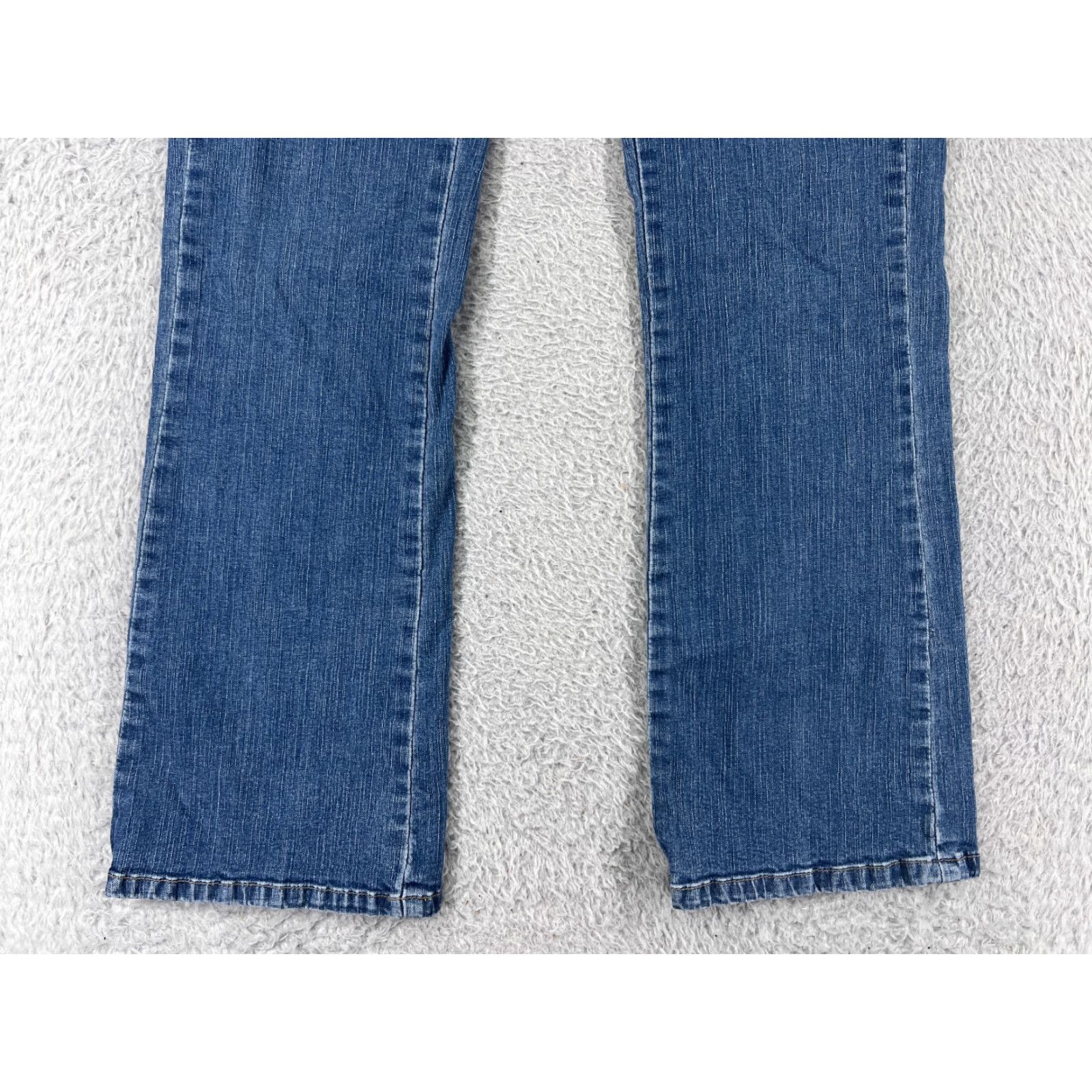 Lee Lee Jeans Bootcut Women 6 Blue Denim Cotton Blend Regular Low-Rise 5-Pocket Designer Western Classic Cowboy 90s Womens Size 28" / US 6 / IT 42 - 5 Thumbnail