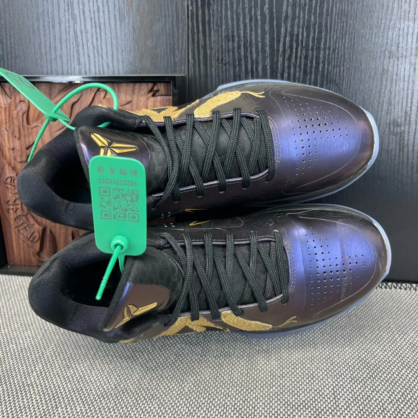 Nike zk5 Snake BlackPurpleGold 42 Mint Minor Heel Repair Size US 9 / EU 42 - 4 Thumbnail