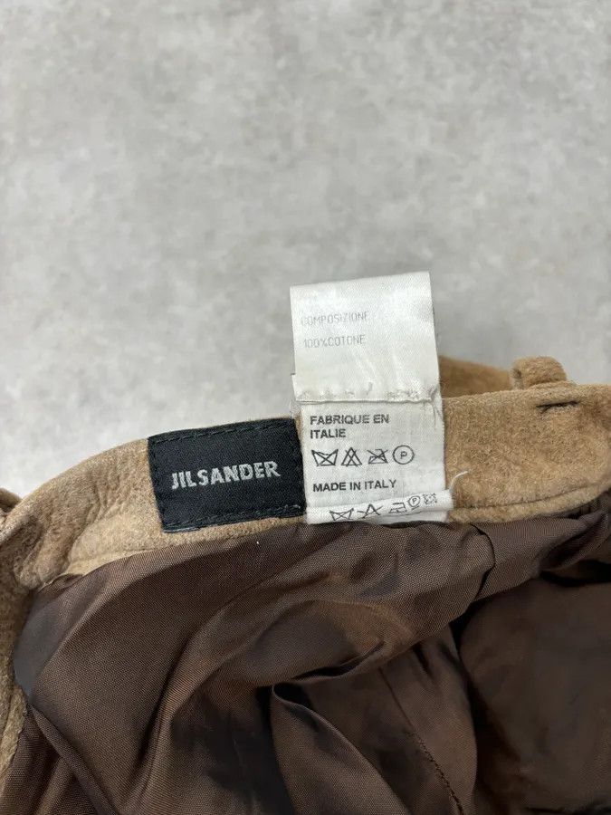 Jil Sander Jil Sander Brown Leather Classy Pants Size US 32 / EU 48 - 13 Thumbnail