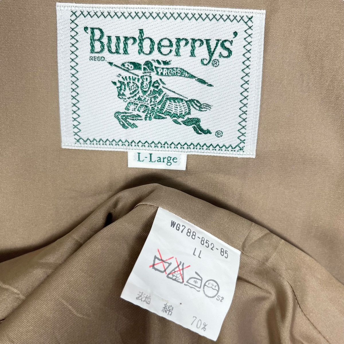 Burberry × Vintage Vintage Burberrys Light Jacket Size US L / EU 52-54 / 3 - 7 Thumbnail