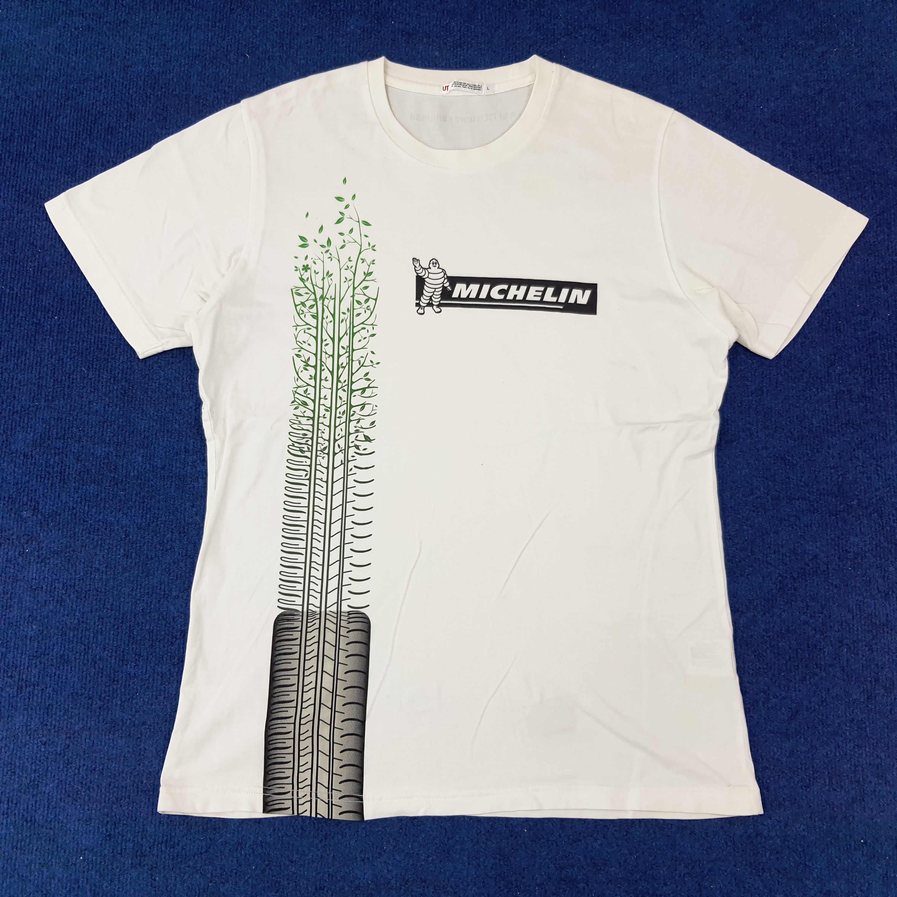 Vintage Vintage Michelin Motorsports Tshirt C219N47 Size US M / EU 48-50 / 2 - 1 Thumbnail