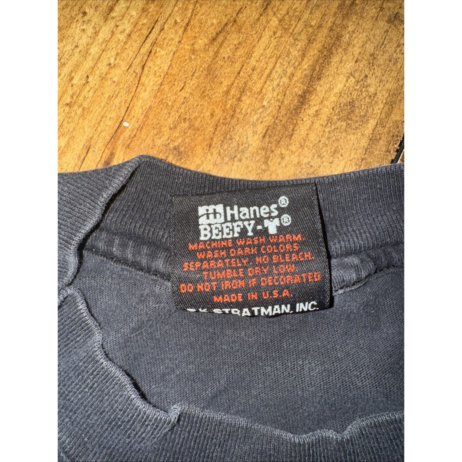 Harley Davidson × Vintage Vintage 1993 Harley Davidson T-Shirt Black 19x25 Large Size US L / EU 52-54 / 3 - 6 Thumbnail