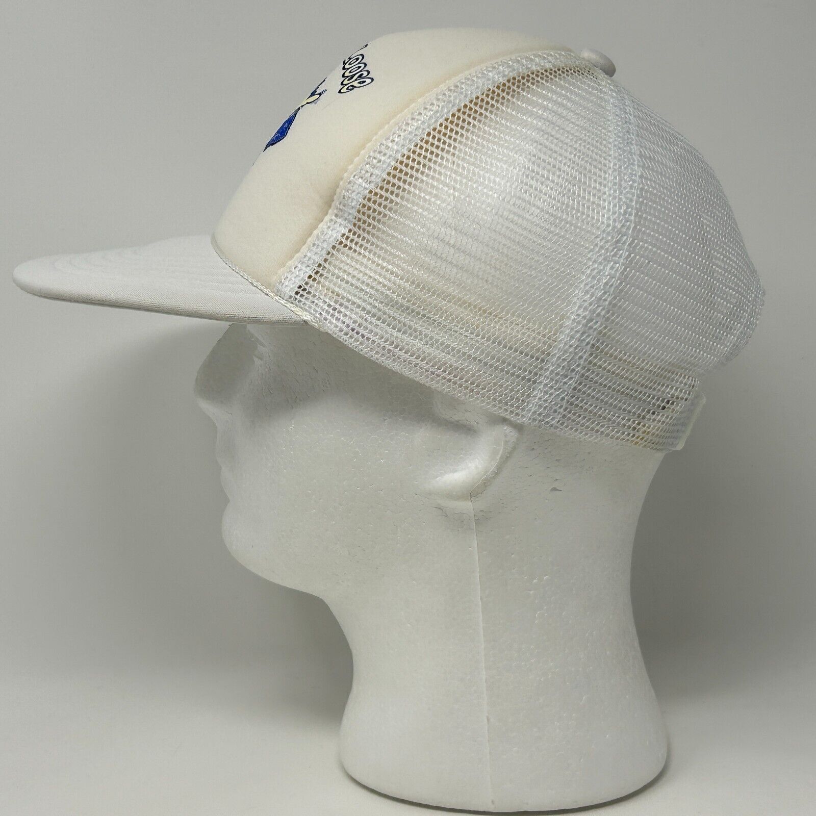 Vintage Hang Loose Hawaii Trucker Hat Cap White Vintage 90s Shaka Size ONE SIZE - 7 Thumbnail