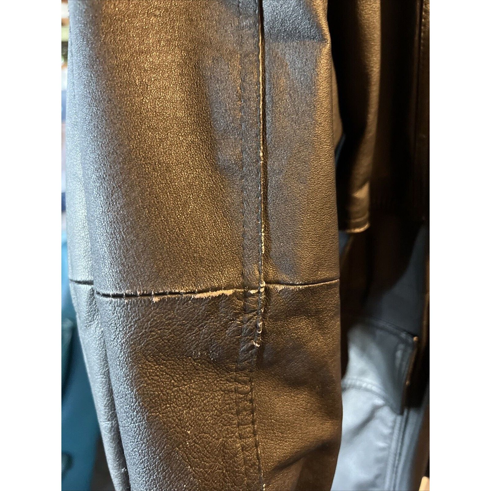 G-III Vintage Jacket Men’s 2X Black leather A2 G1 Global Identity Size US XXL / EU 58 / 5 - 7 Thumbnail