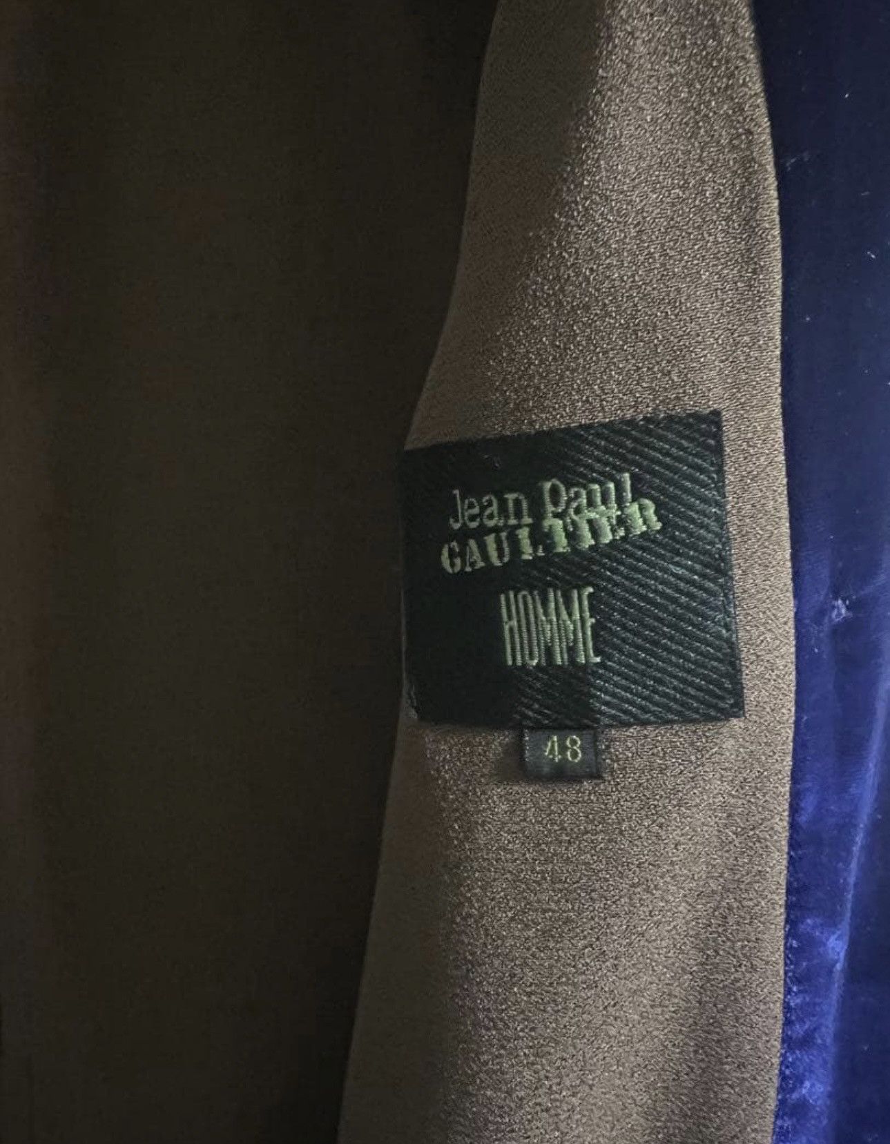 Jean Paul Gaultier Jean Paul Gaultier Homme Archive Velvet Jacket Size US M / EU 48-50 / 2 - 4 Thumbnail