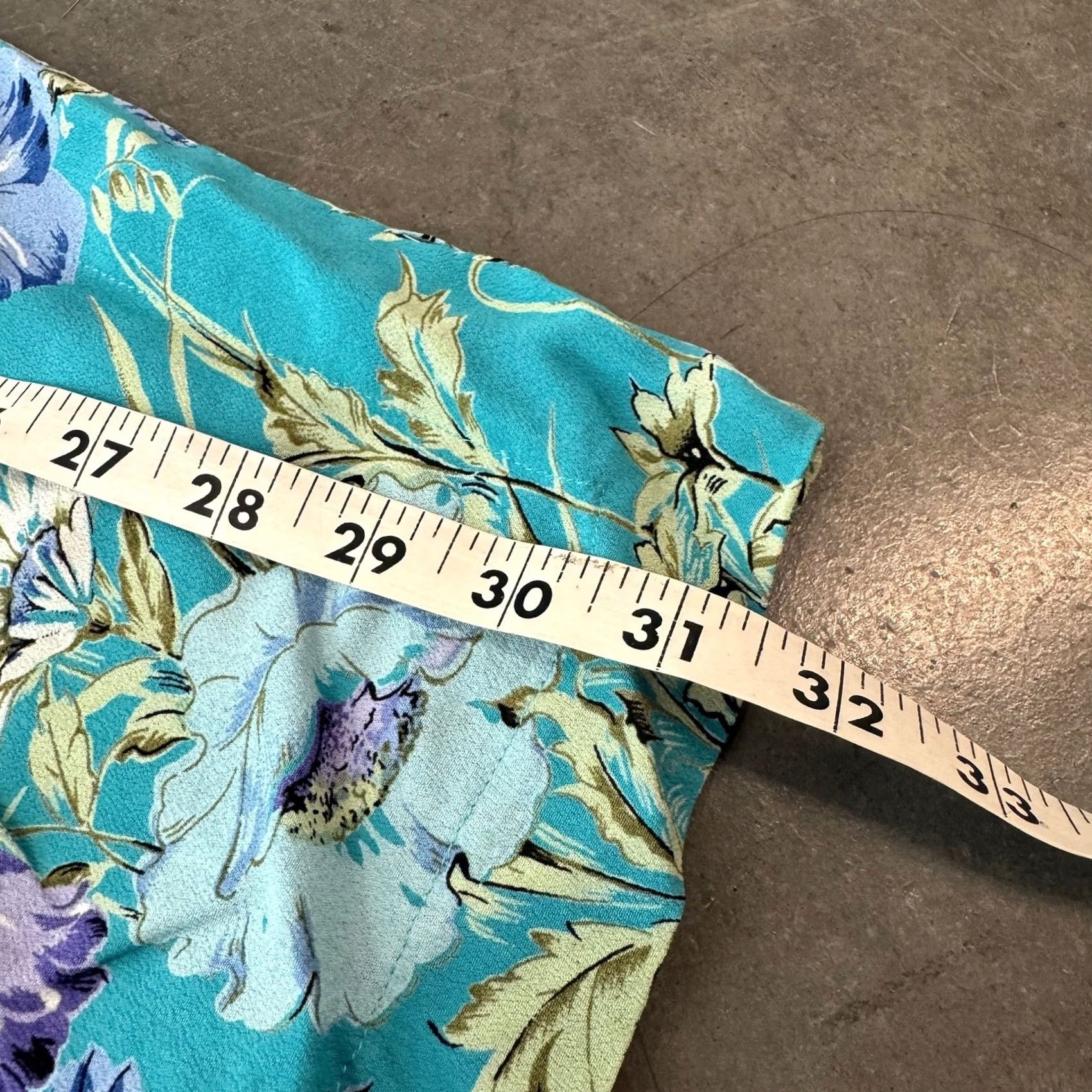 Vintage VINTAGE Y2K Blue Tropical Hawaiian Floral Flowy Whimsical Fairy Beach Skirt L Women Midi Skirt Casual Mens Womens Size 36" / US 14 / IT 50 - 4 Thumbnail