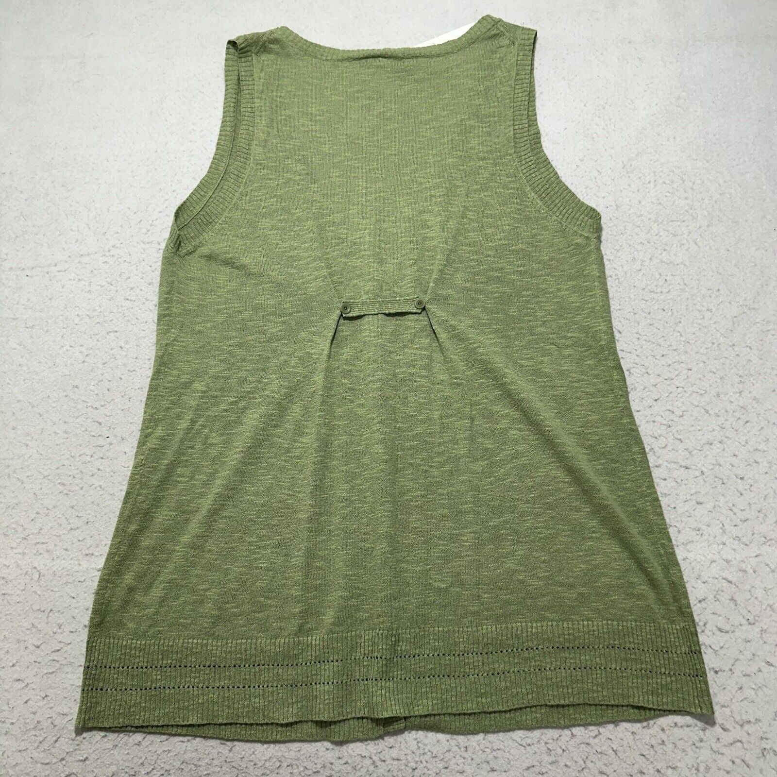 Eileen Fisher Eileen Fisher Large Linen Slub Cardigan Sweater Green Size L / US 10 / IT 46 - 10 Thumbnail