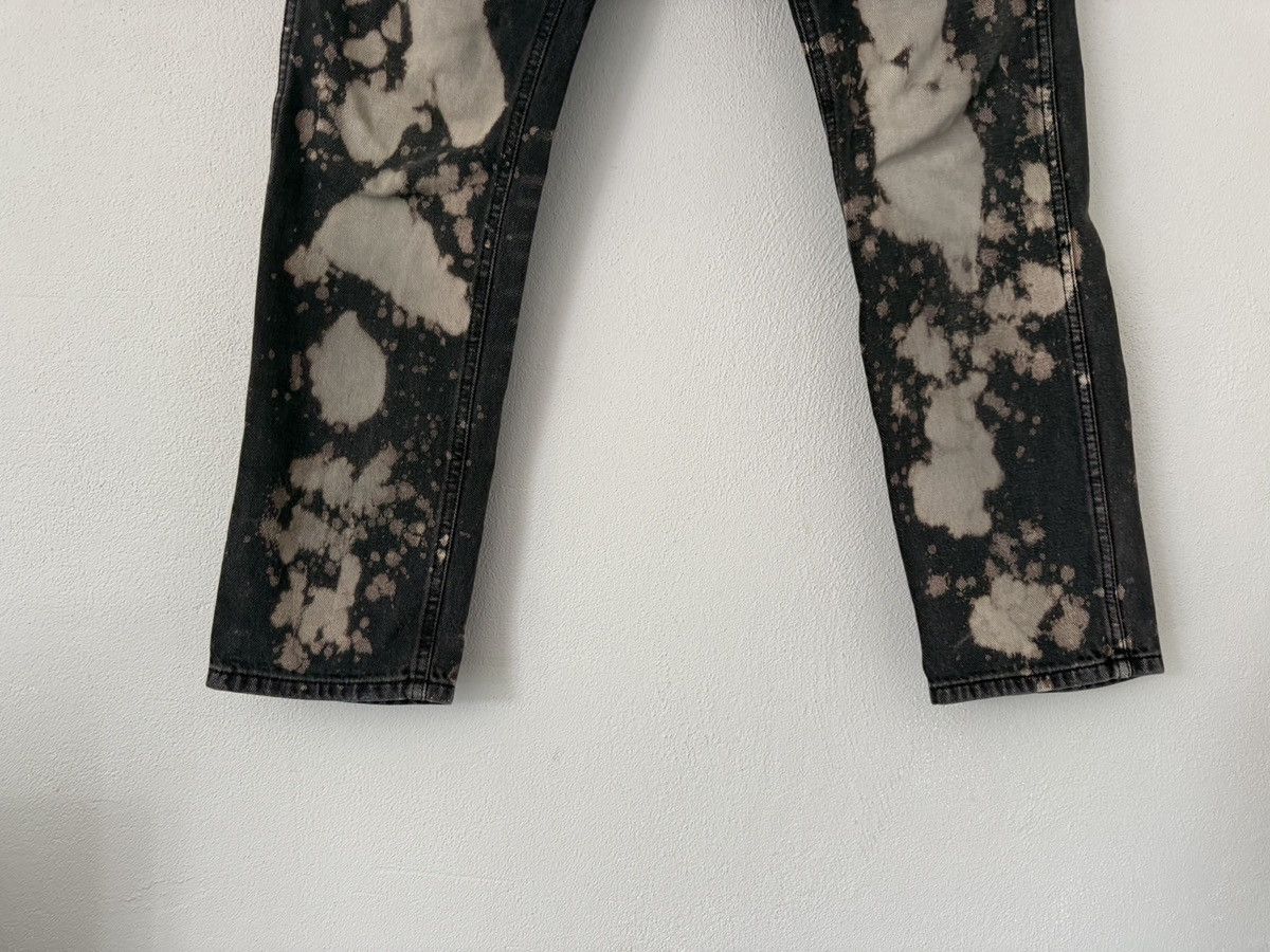 Gucci Bleached Black Slim Jeans with Paint Effect Size US 30 / EU 46 - 4 Thumbnail