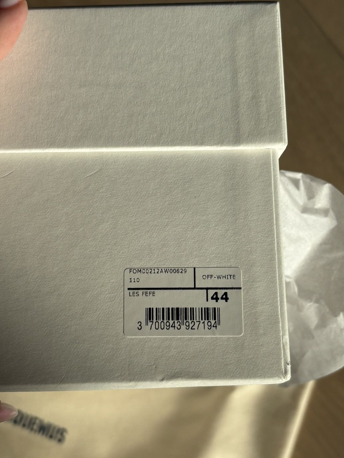 Jacquemus Jacquemus sneakers off white - Men - 44 size - 28 Size US 9.5 / EU 42-43 - 7 Thumbnail